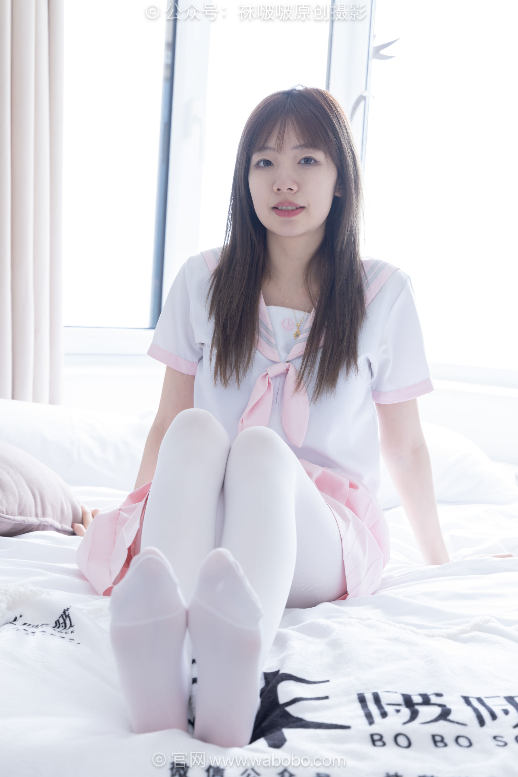 BoBoSocks袜啵啵 No.671 小甜豆 - 皮鞋、厚白丝、厚黑丝、jk制服/(150P)