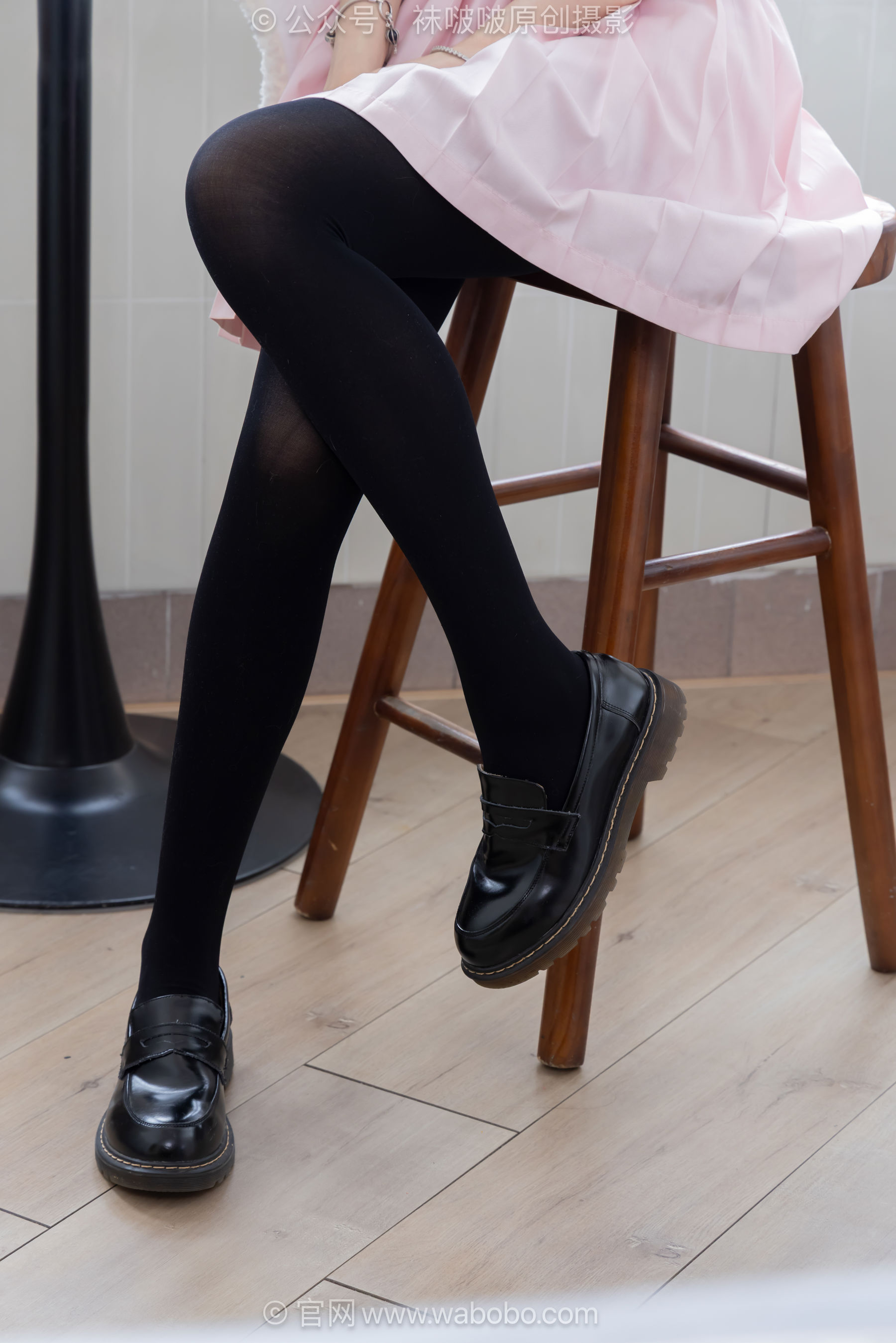 BoBoSocks袜啵啵 No.671 小甜豆 - 皮鞋、厚白丝、厚黑丝、jk制服/(150P)