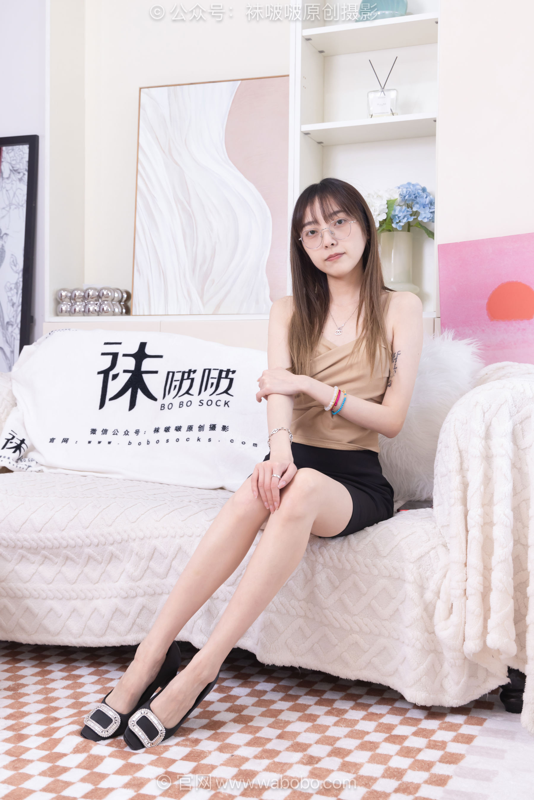 BoBoSocks袜啵啵 No.667 稚予 - 高跟鞋、薄肉丝、薄黑丝、裸足穿鞋/(140P)
