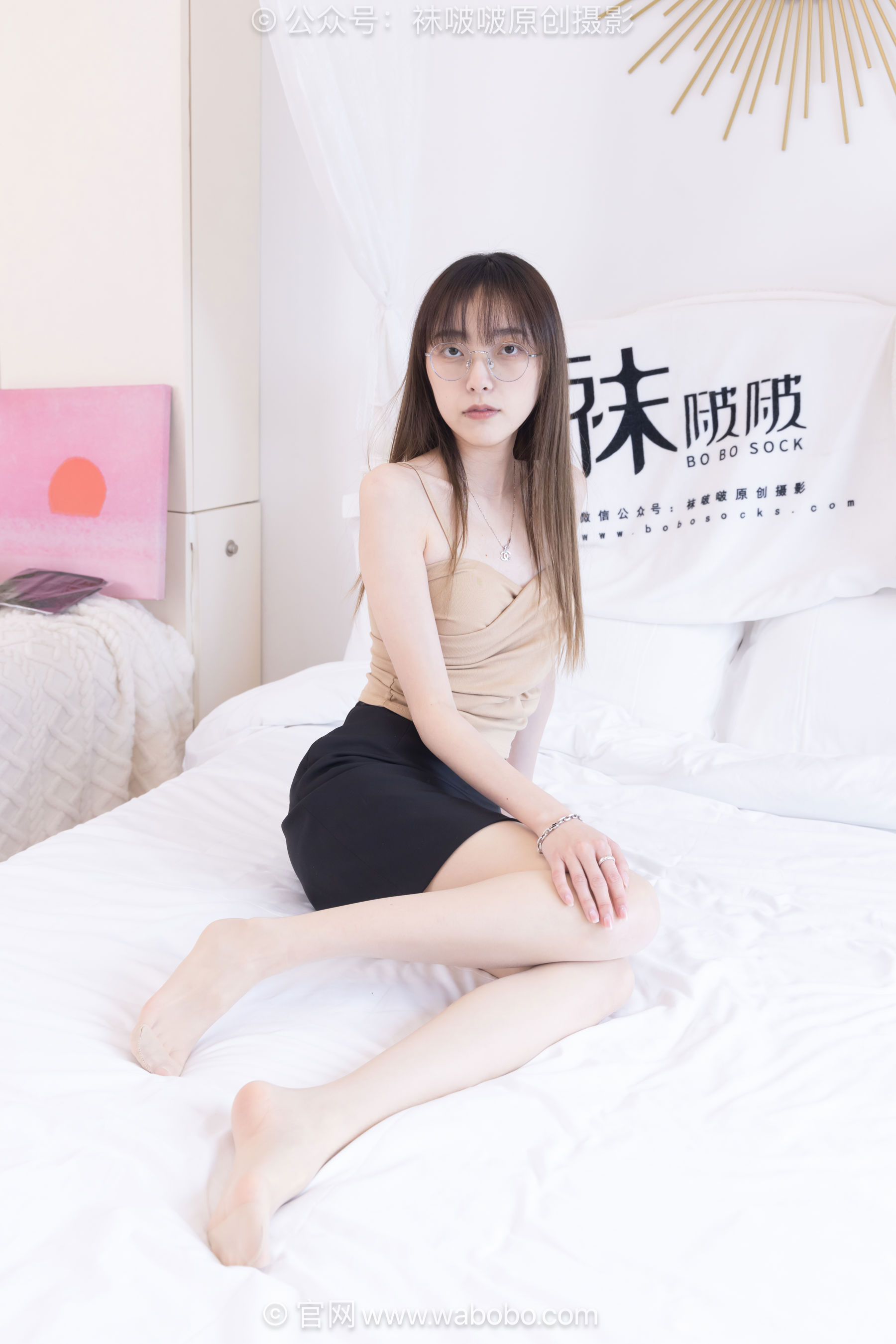 BoBoSocks袜啵啵 No.667 稚予 - 高跟鞋、薄肉丝、薄黑丝、裸足穿鞋/(140P)