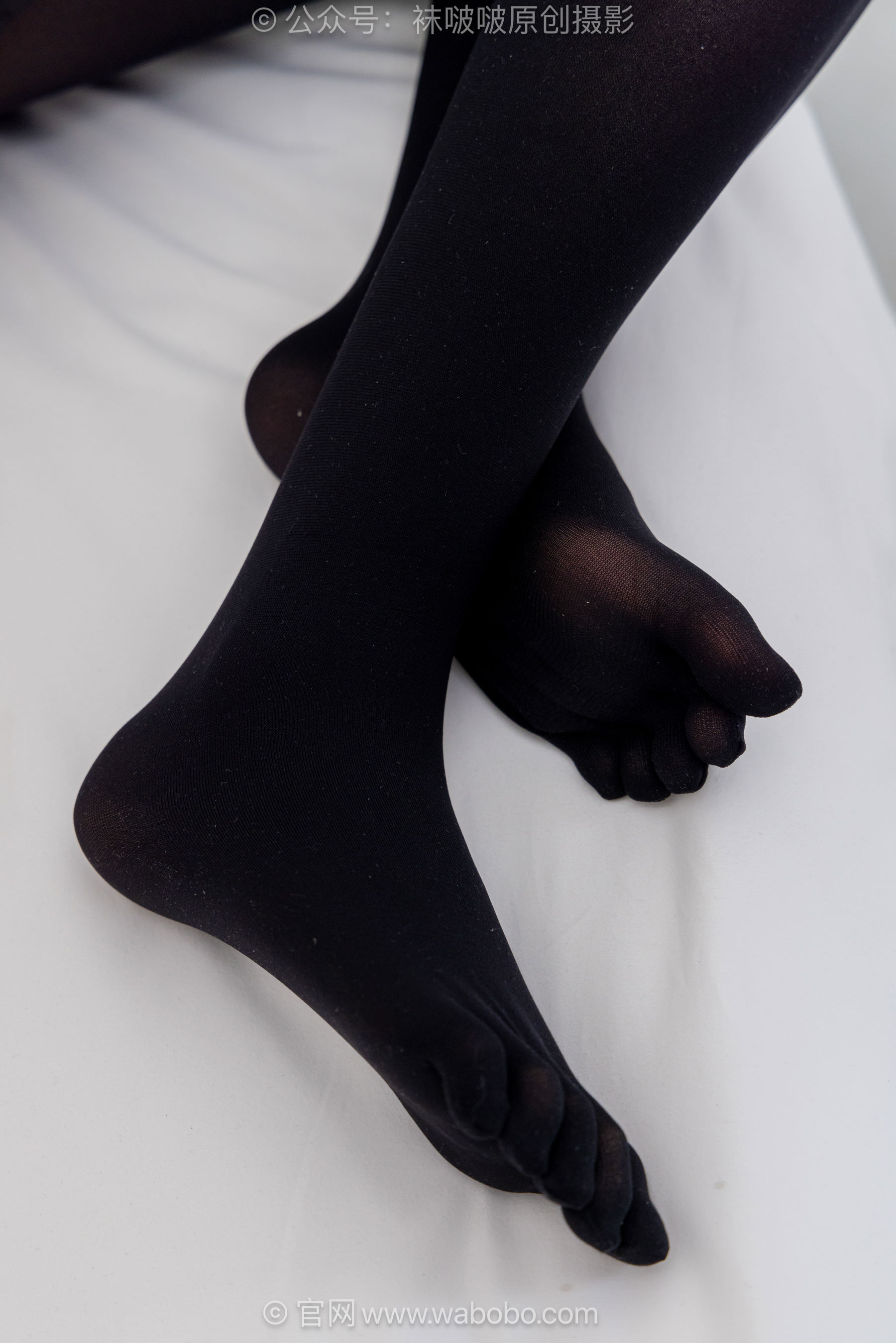 BoBoSocks袜啵啵 No.668 香菜 - 平底鞋、厚黑丝五指袜、黑丝手套/(179P)