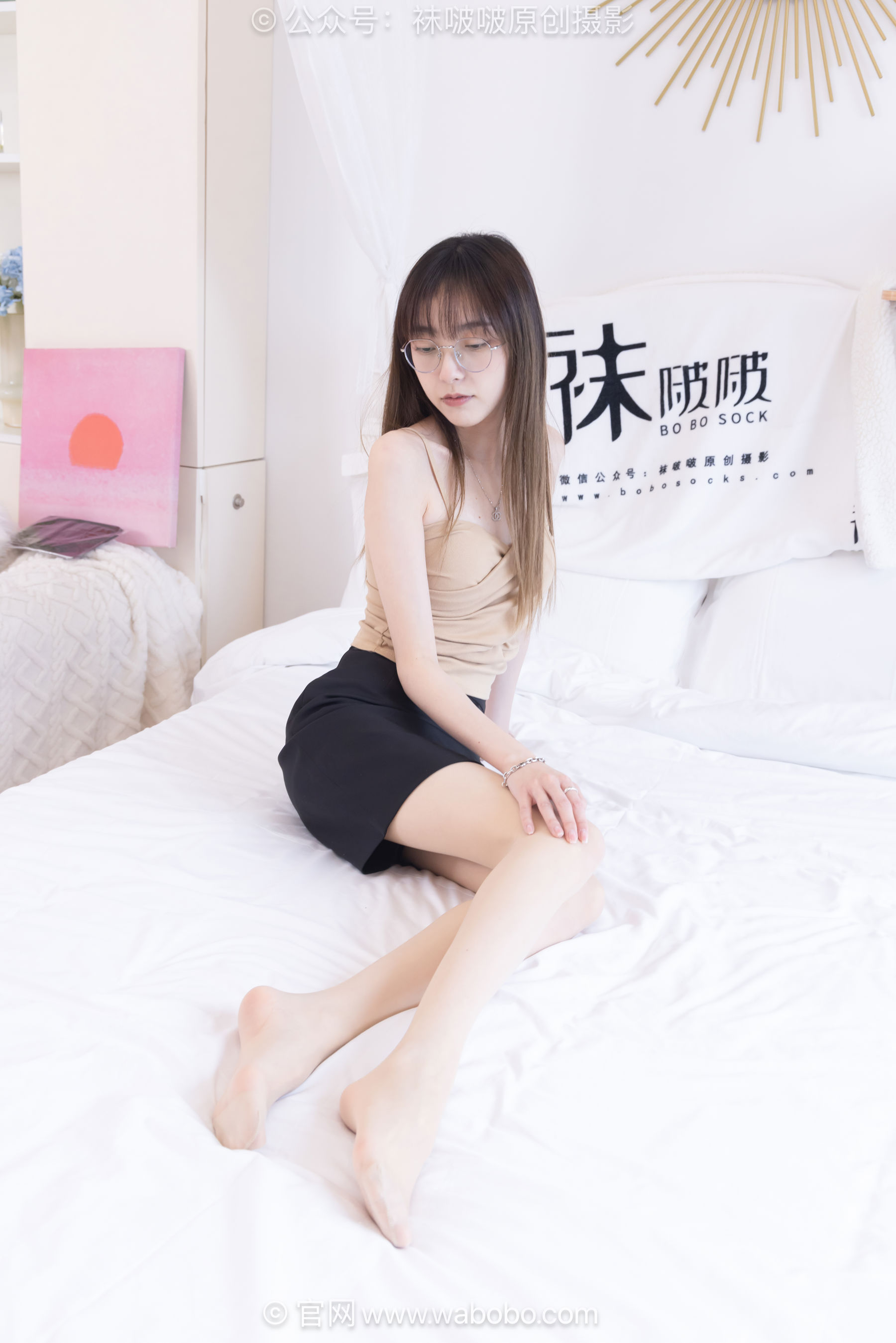 BoBoSocks袜啵啵 No.667 稚予 - 高跟鞋、薄肉丝、薄黑丝、裸足穿鞋/(140P)