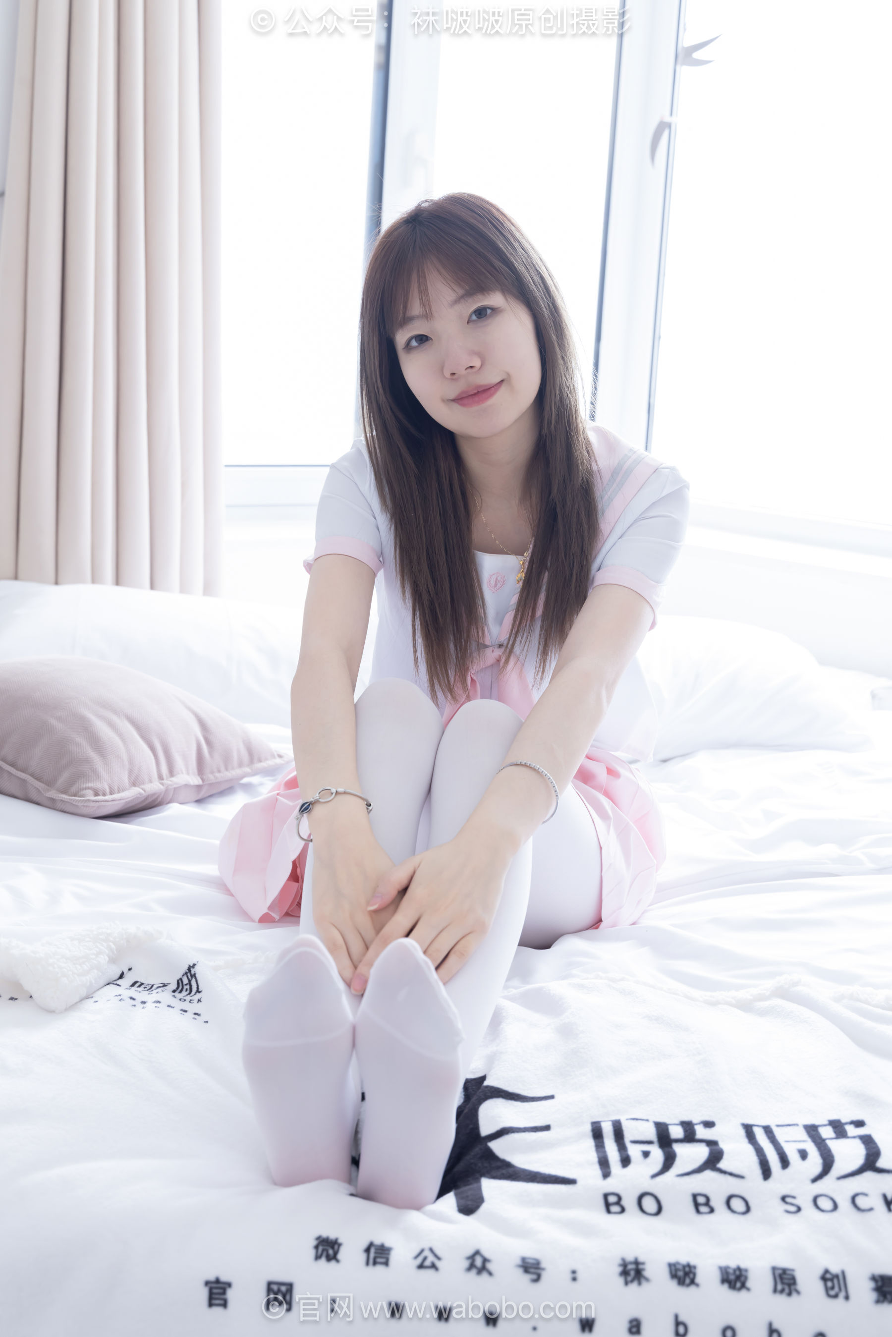 BoBoSocks袜啵啵 No.671 小甜豆 - 皮鞋、厚白丝、厚黑丝、jk制服/(150P)