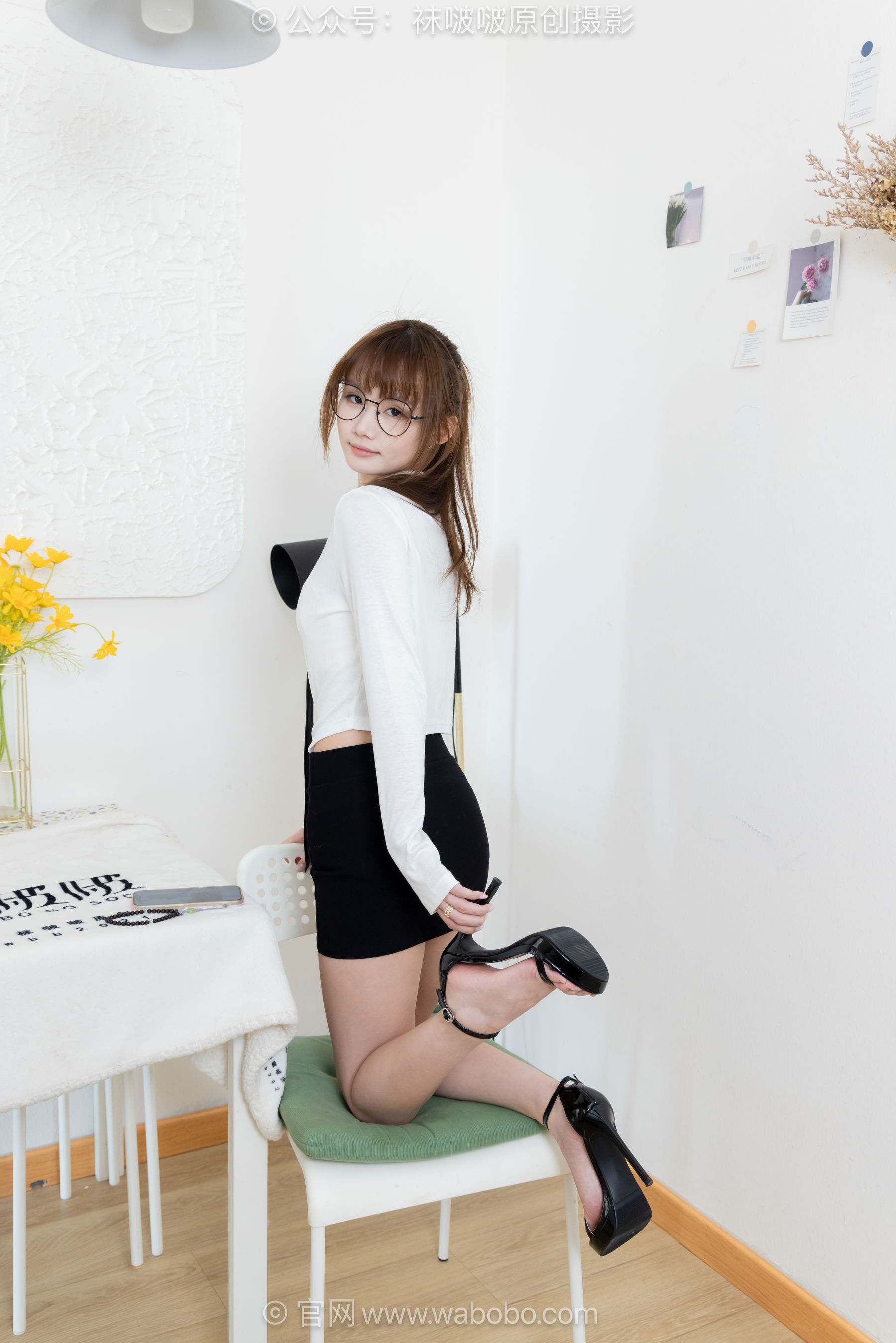 BoBoSocks袜啵啵 No.670 甜甜圈 - 高跟鞋、薄肉丝、裸足、ol制服/(221P)