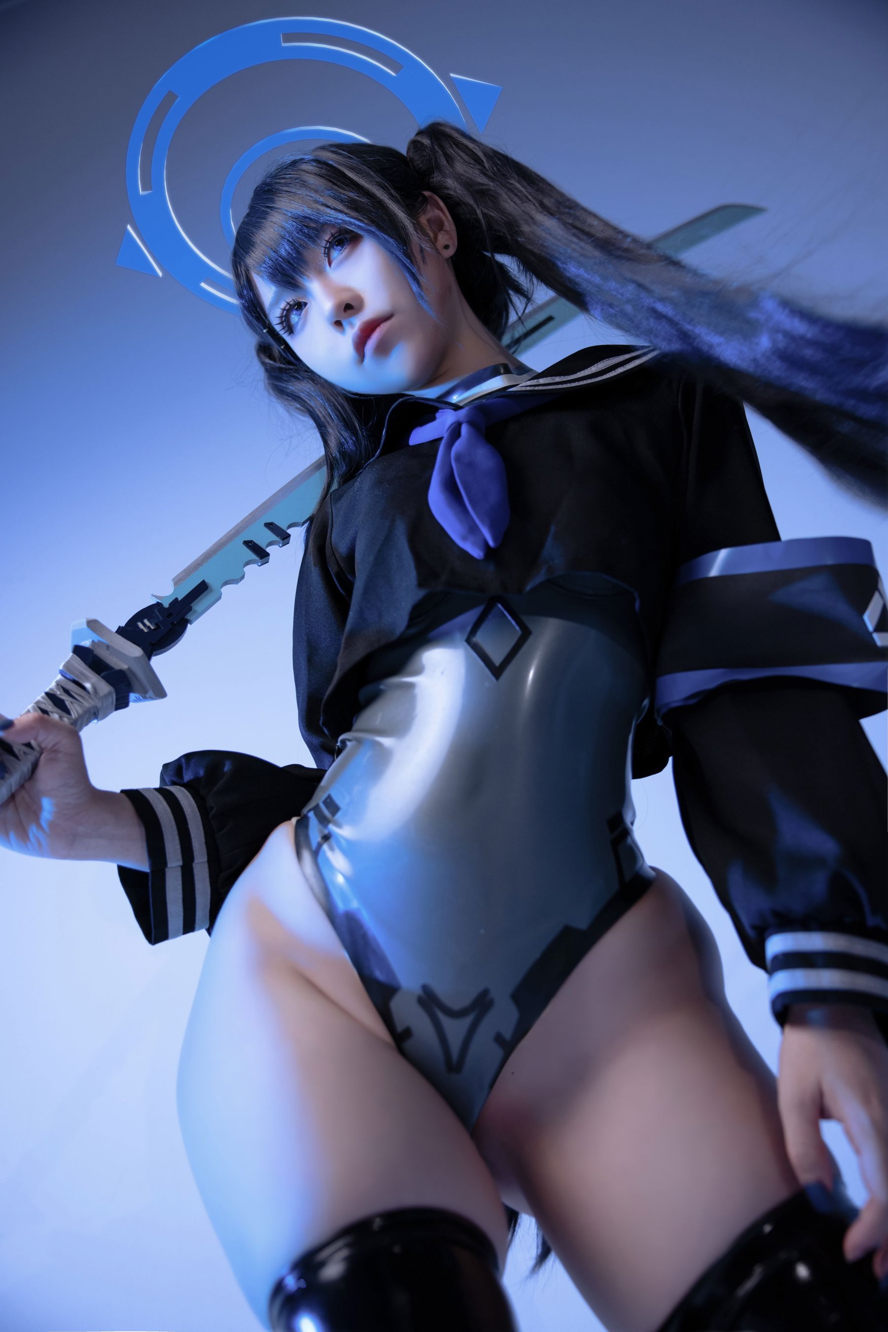动漫博主 G44不会受伤 - Blue/(28P)