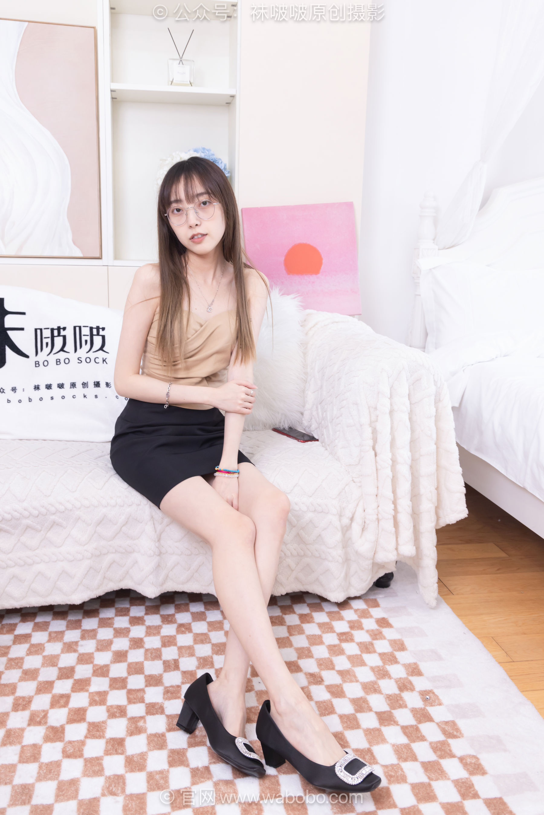 BoBoSocks袜啵啵 No.667 稚予 - 高跟鞋、薄肉丝、薄黑丝、裸足穿鞋/(140P)