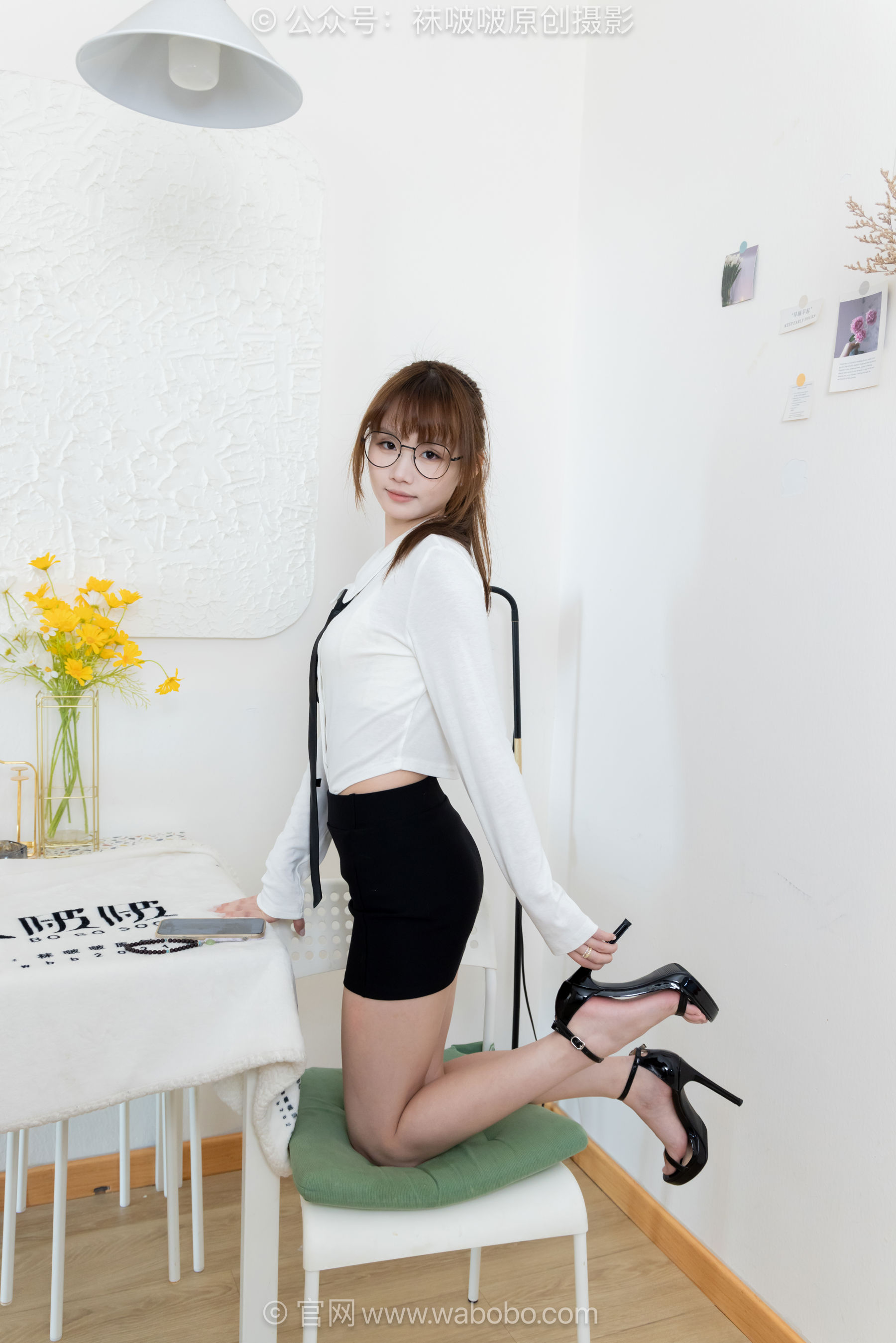 BoBoSocks袜啵啵 No.670 甜甜圈 - 高跟鞋、薄肉丝、裸足、ol制服/(221P)