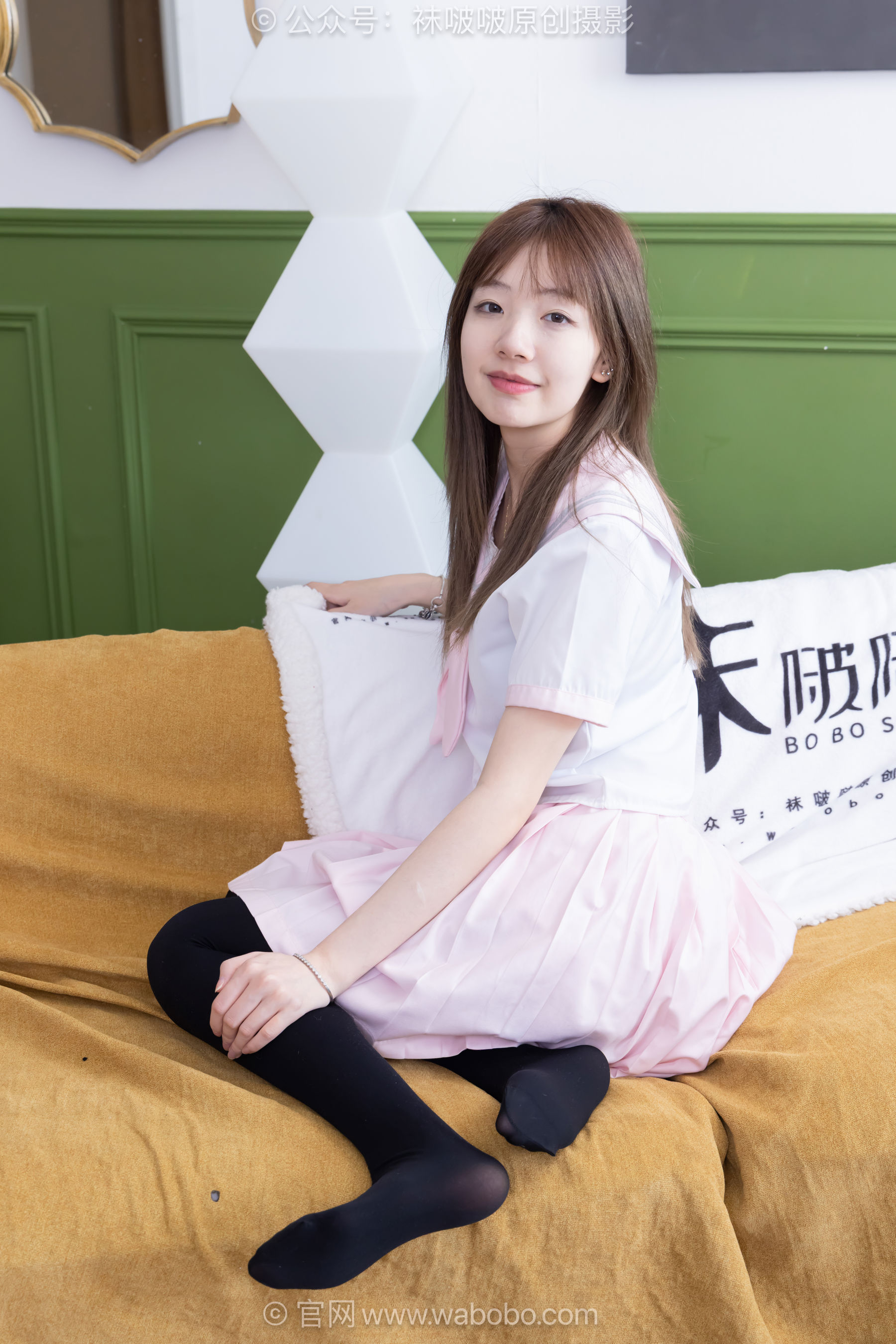 BoBoSocks袜啵啵 No.671 小甜豆 - 皮鞋、厚白丝、厚黑丝、jk制服/(150P)
