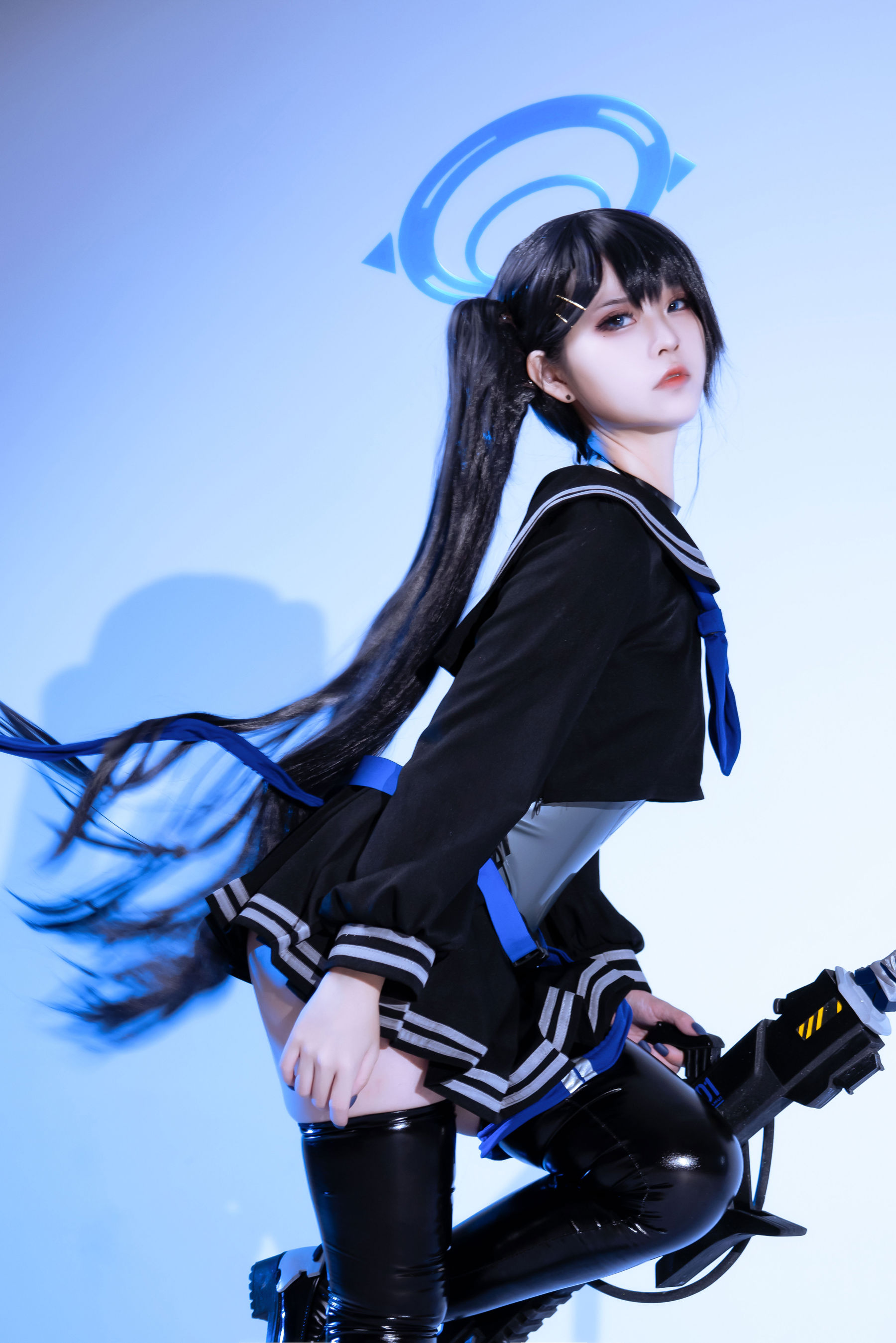 动漫博主 G44不会受伤 - Blue/(28P)