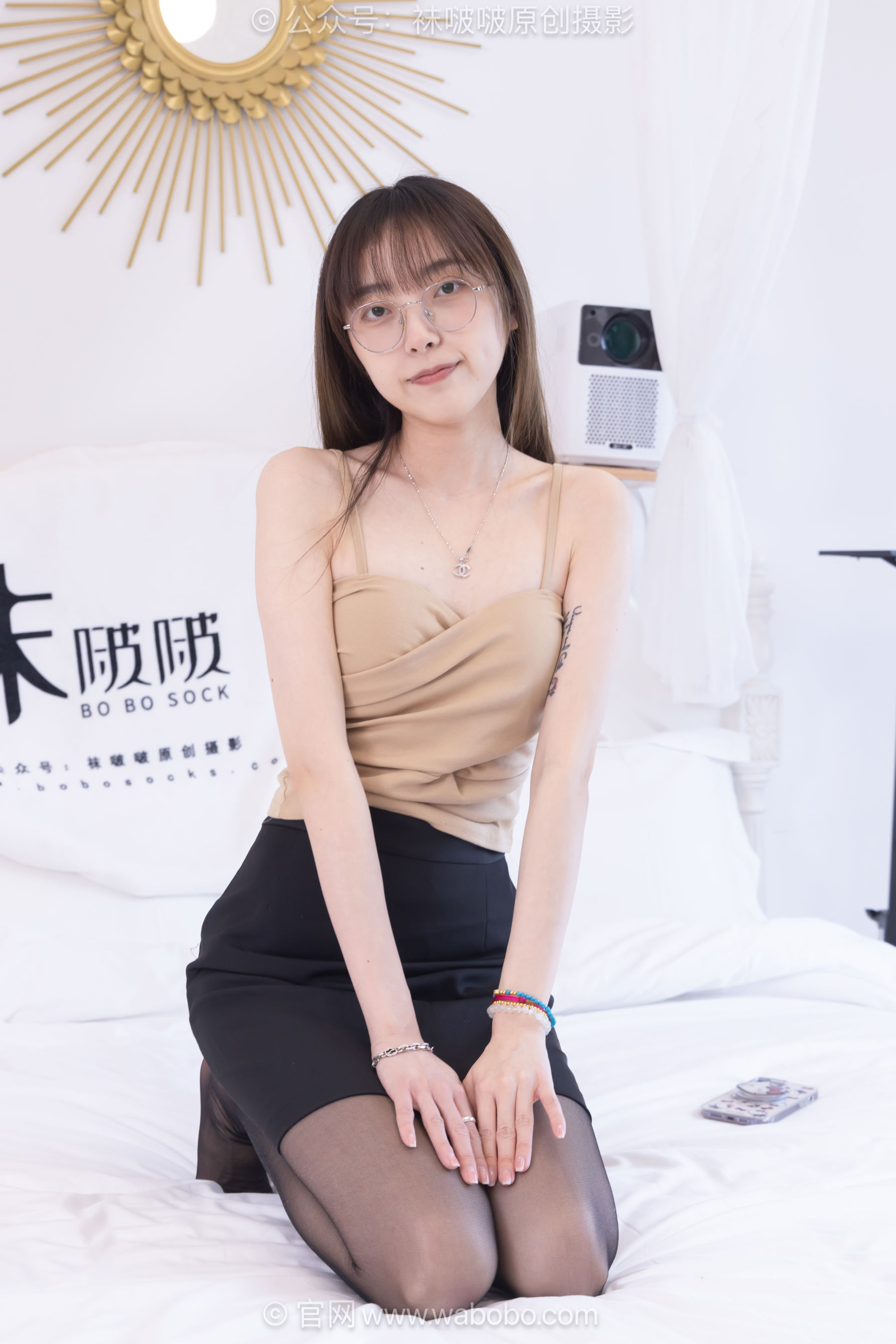 BoBoSocks袜啵啵 No.667 稚予 - 高跟鞋、薄肉丝、薄黑丝、裸足穿鞋/(140P)