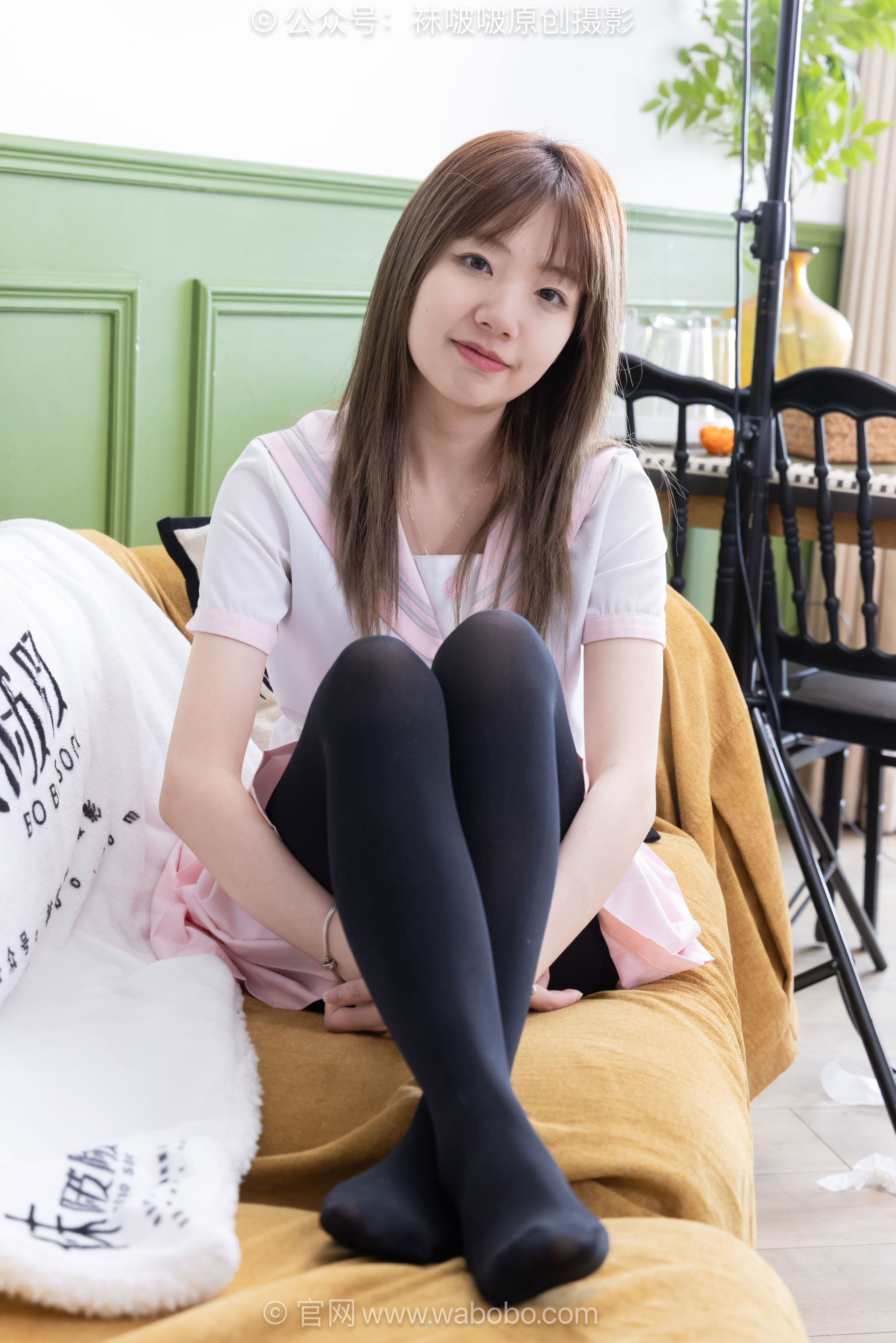 BoBoSocks袜啵啵 No.671 小甜豆 - 皮鞋、厚白丝、厚黑丝、jk制服/(150P)