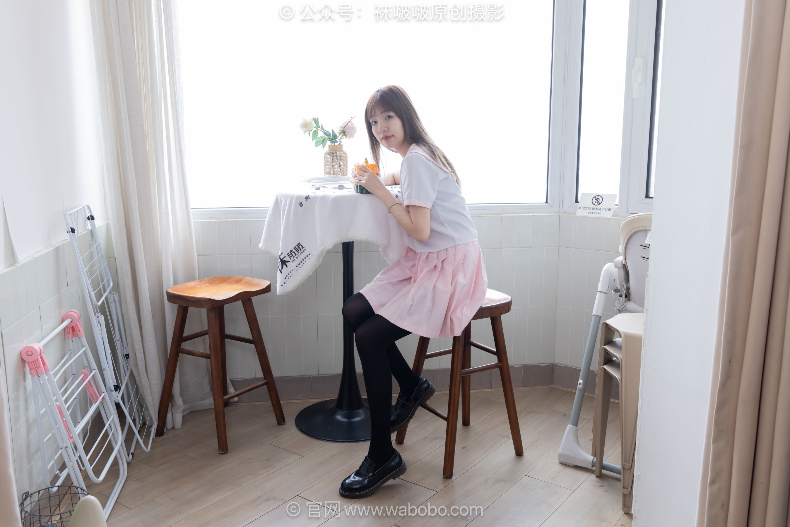 BoBoSocks袜啵啵 No.671 小甜豆 - 皮鞋、厚白丝、厚黑丝、jk制服/(150P)