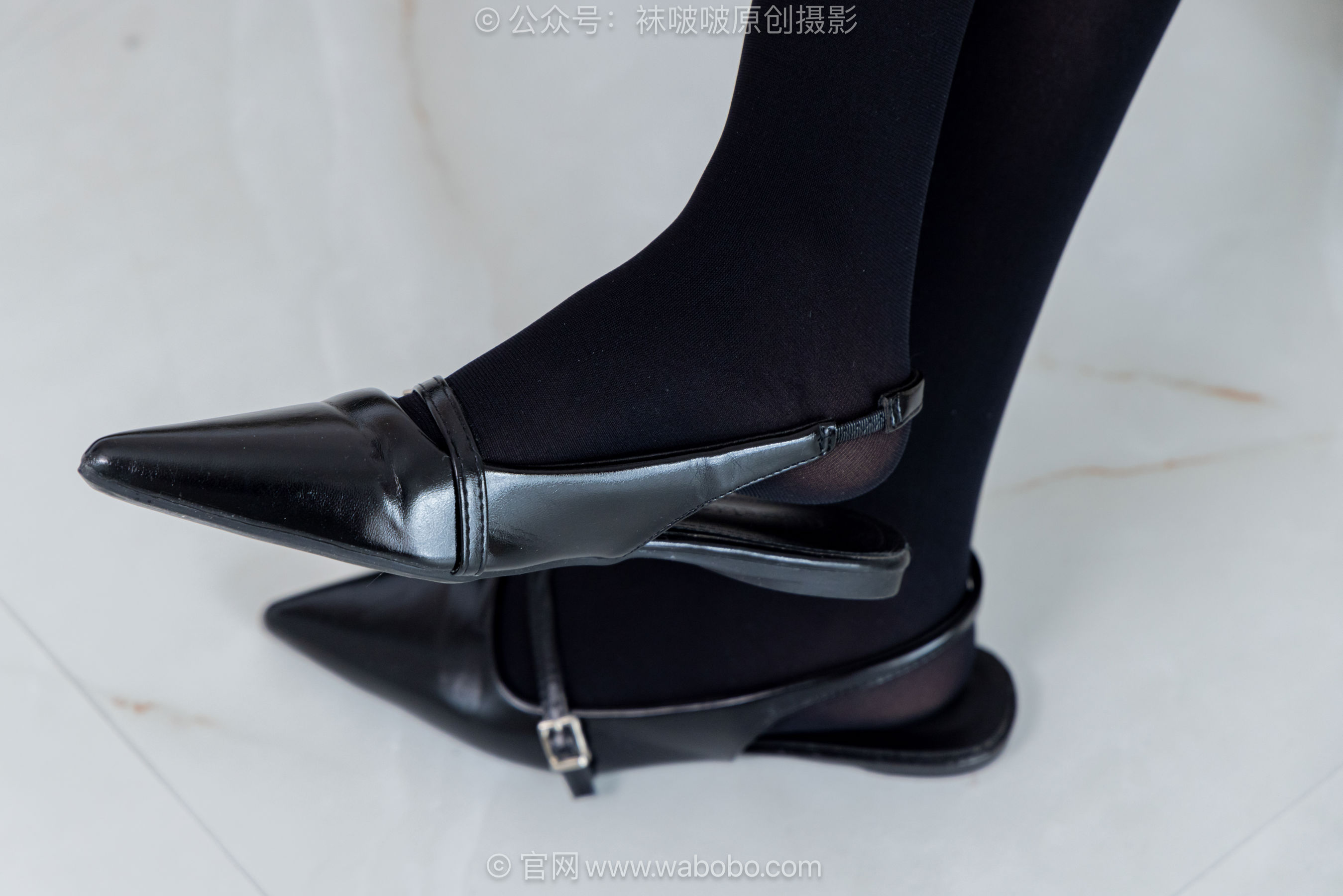 BoBoSocks袜啵啵 No.668 香菜 - 平底鞋、厚黑丝五指袜、黑丝手套/(179P)