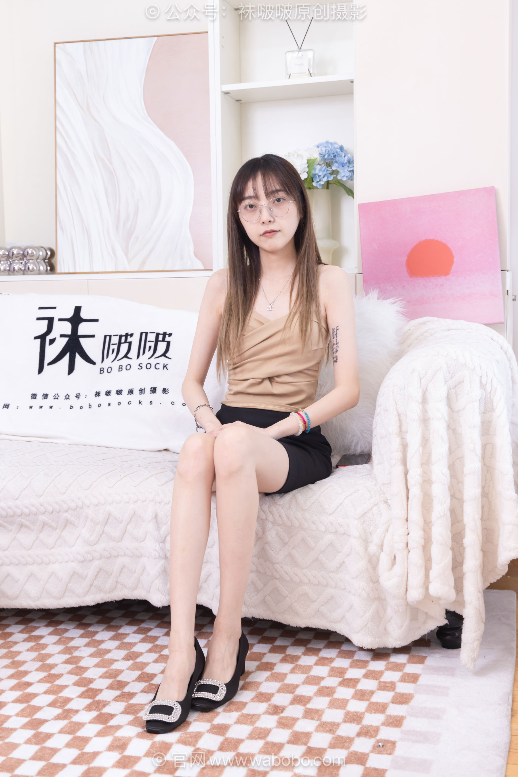 BoBoSocks袜啵啵 No.667 稚予 - 高跟鞋、薄肉丝、薄黑丝、裸足穿鞋/(140P)