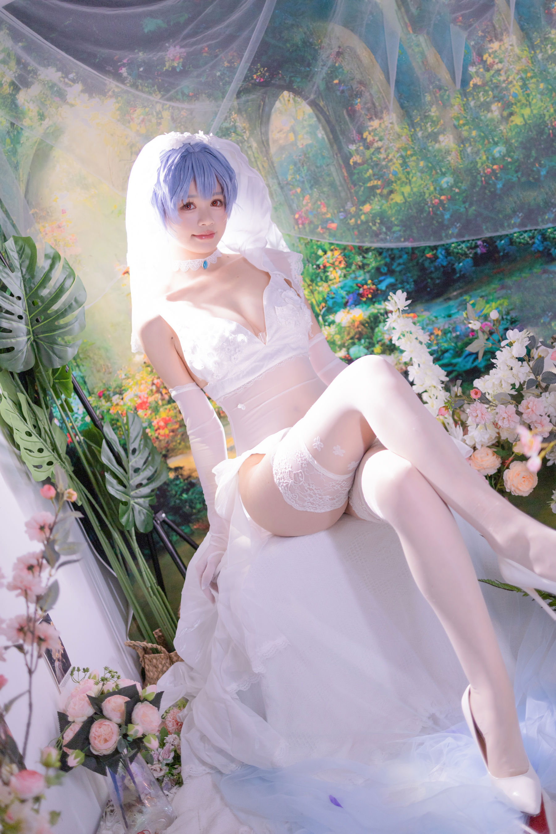 星黛鹿鹿(千反田鹿子) - EVA 绫波丽 花嫁/(52P)