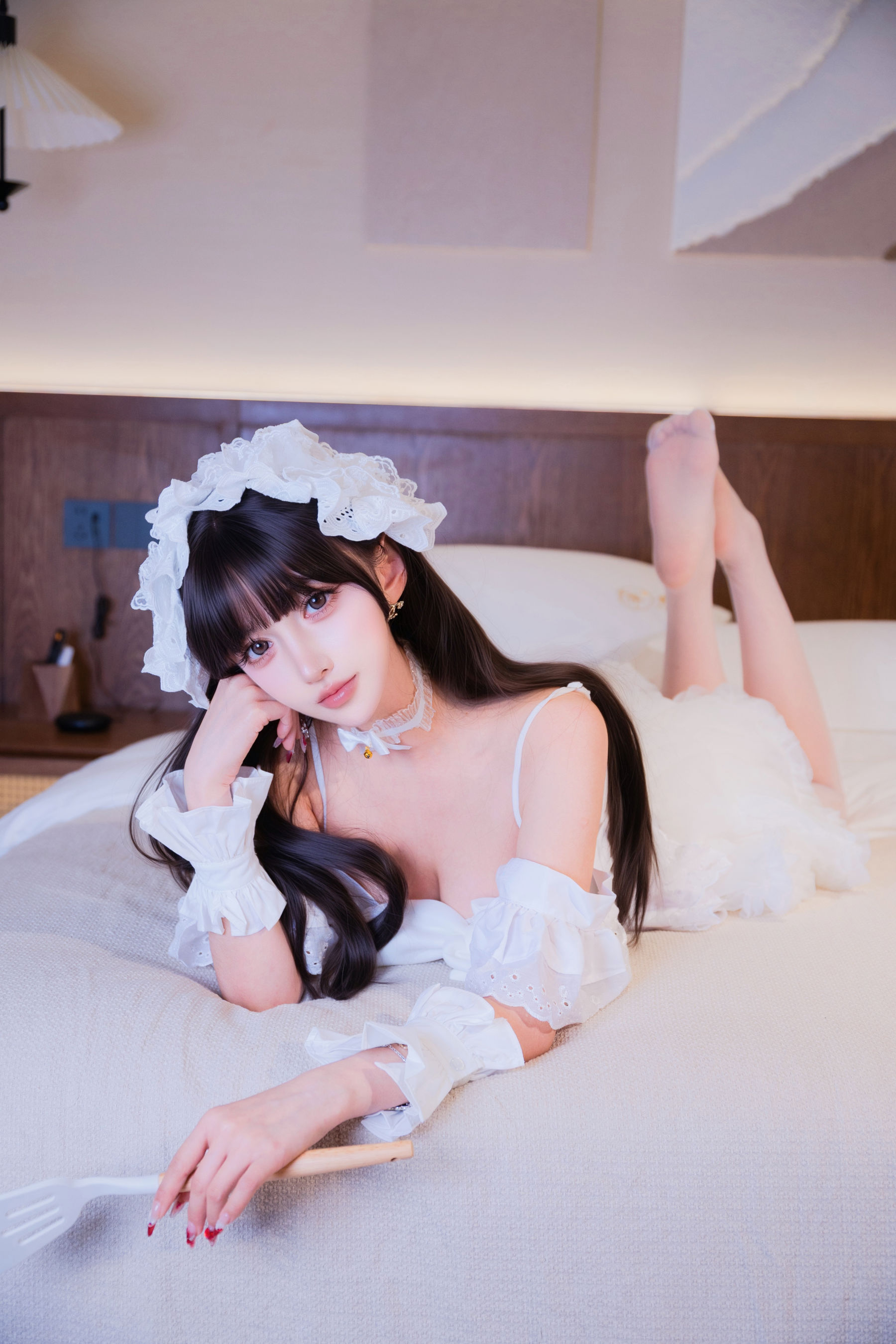 斗鱼米线线sama写真 - 厨娘女仆/(21P)