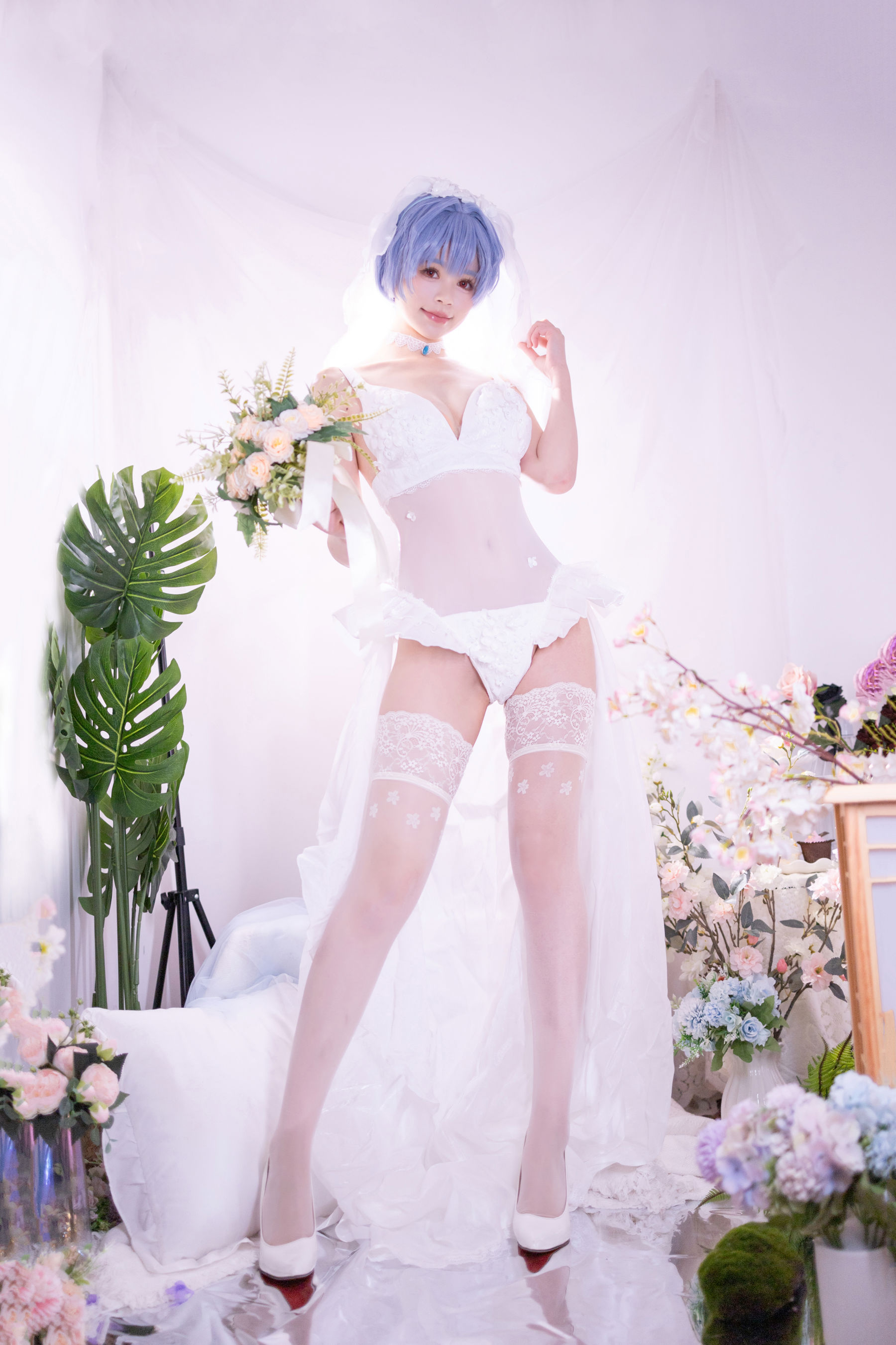 星黛鹿鹿(千反田鹿子) - EVA 绫波丽 花嫁/(52P)