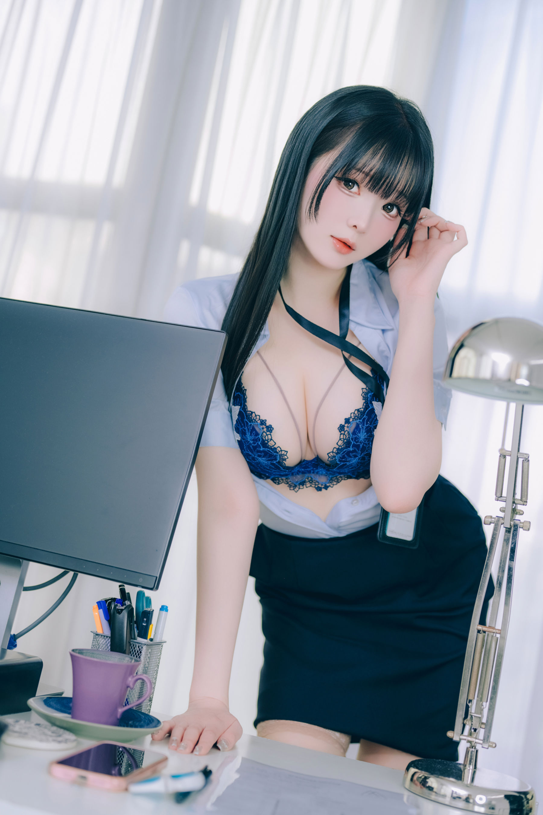 微博妹纸霜月shimo - Shimo' Secret Office Vol.02/(138P)