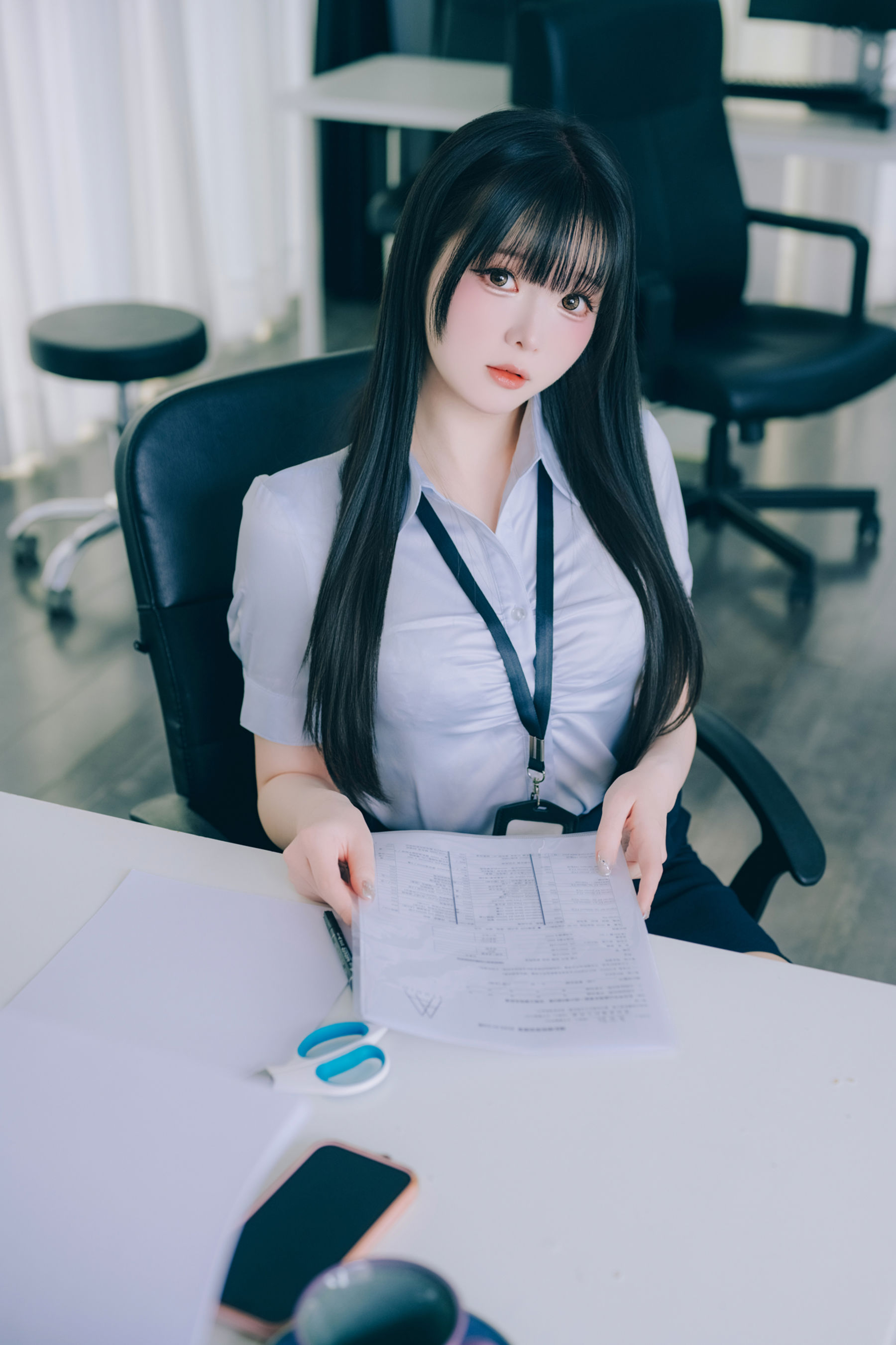 微博妹纸霜月shimo - Shimo' Secret Office Vol.02/(138P)