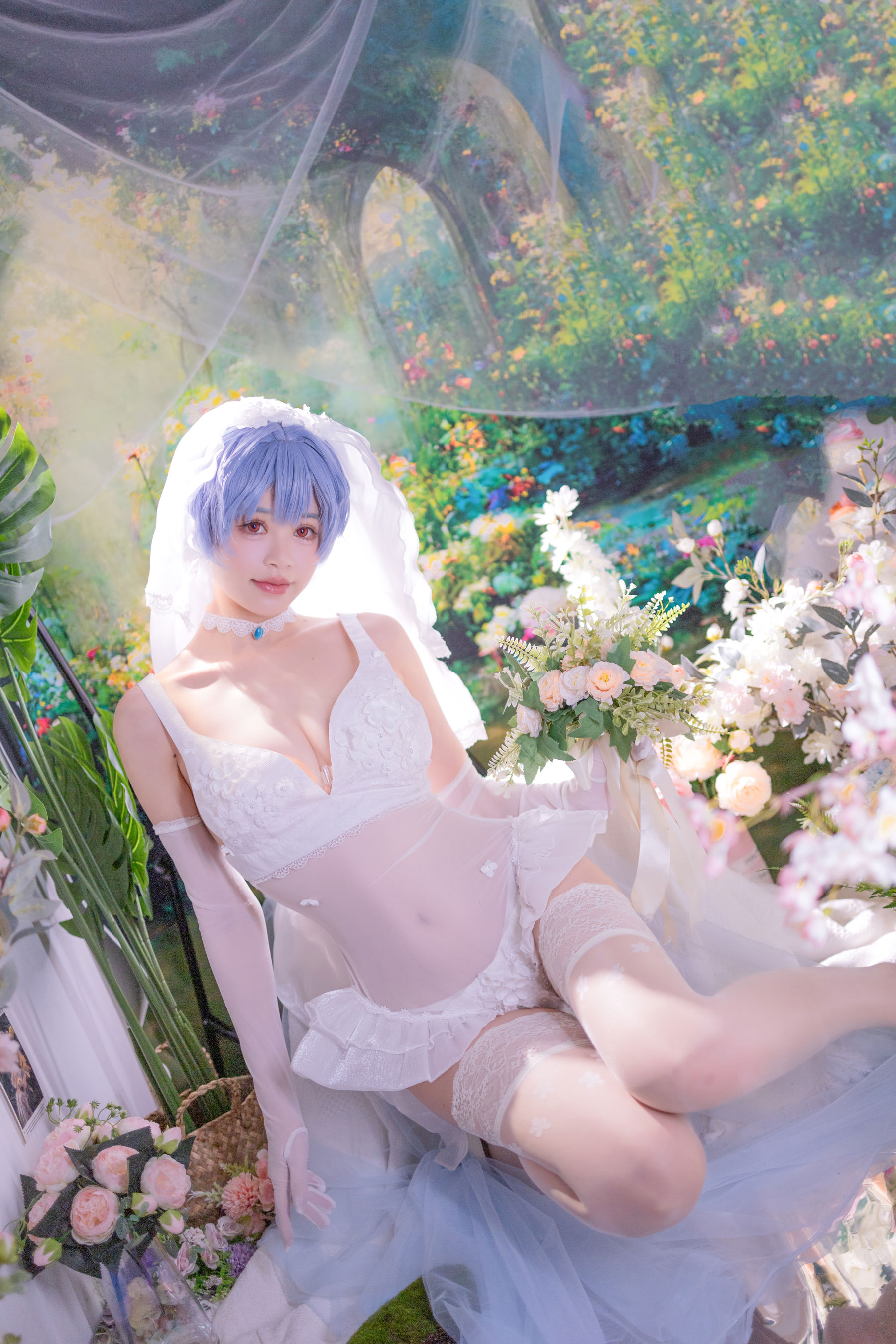 星黛鹿鹿(千反田鹿子) - EVA 绫波丽 花嫁/(52P)