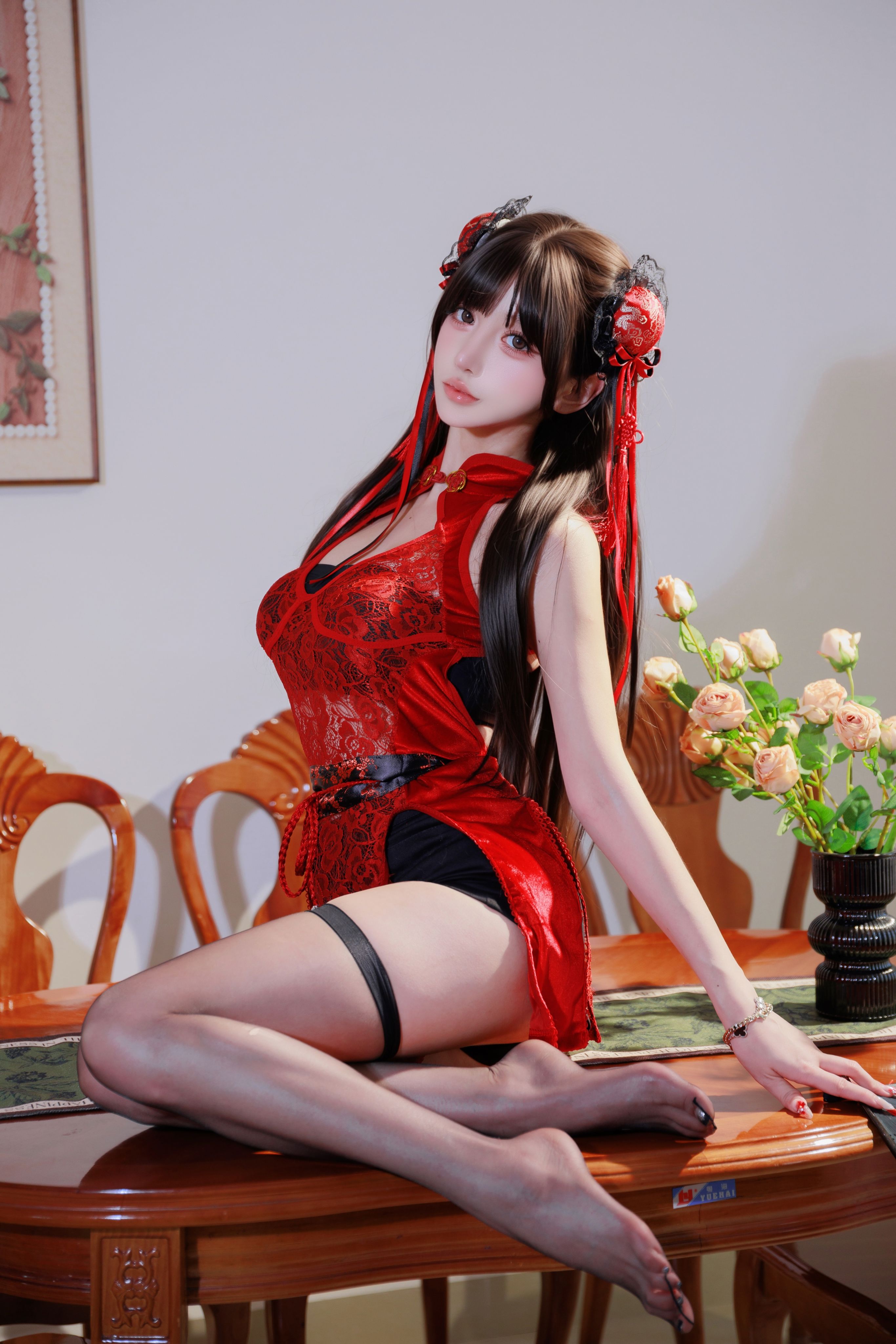 斗鱼米线线sama写真 - 中华娘/(22P)