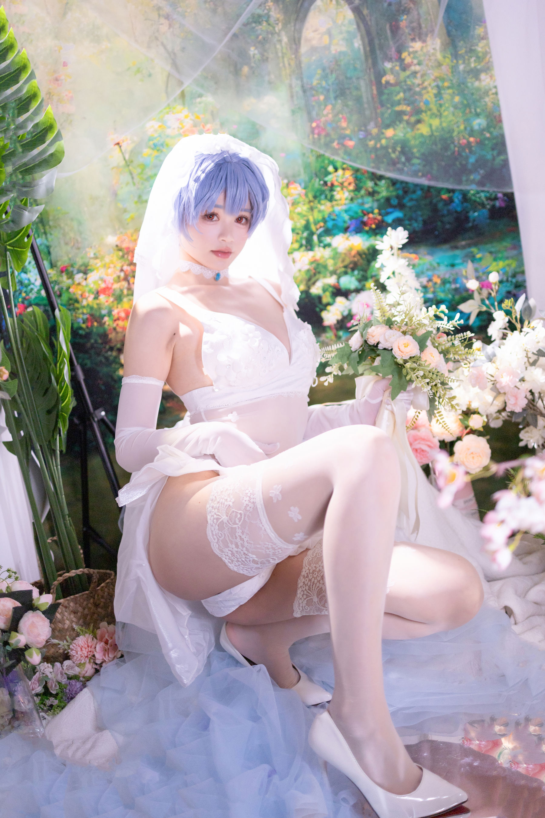 星黛鹿鹿(千反田鹿子) - EVA 绫波丽 花嫁/(52P)