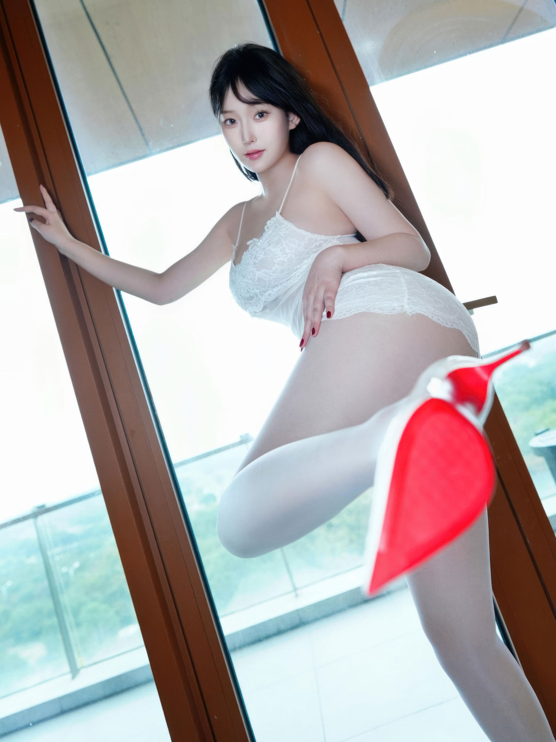 李沁恩lrene&金允希Yuki - 双人黑白睡衣/(85P)