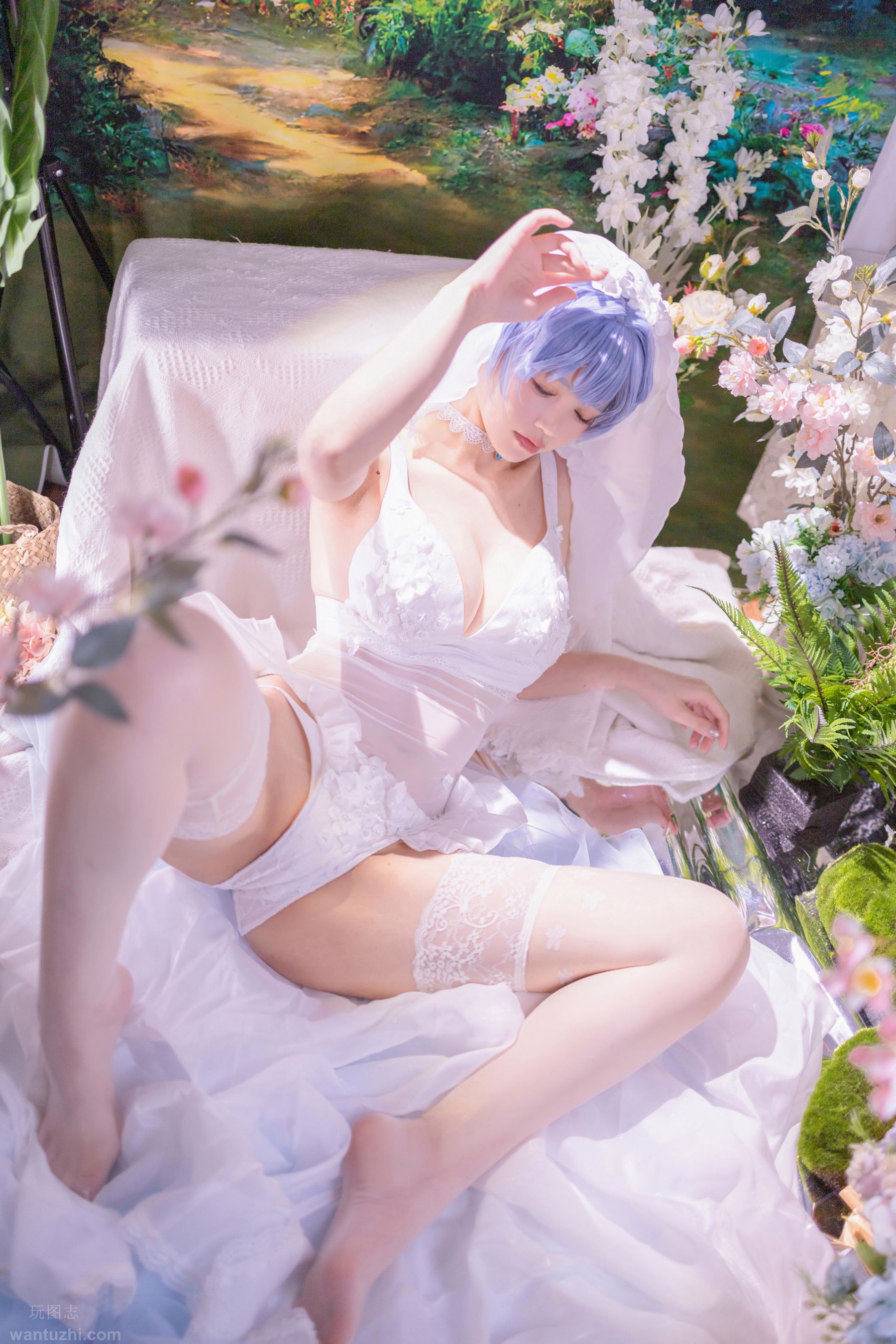 星黛鹿鹿(千反田鹿子) - EVA 绫波丽 花嫁/(52P)