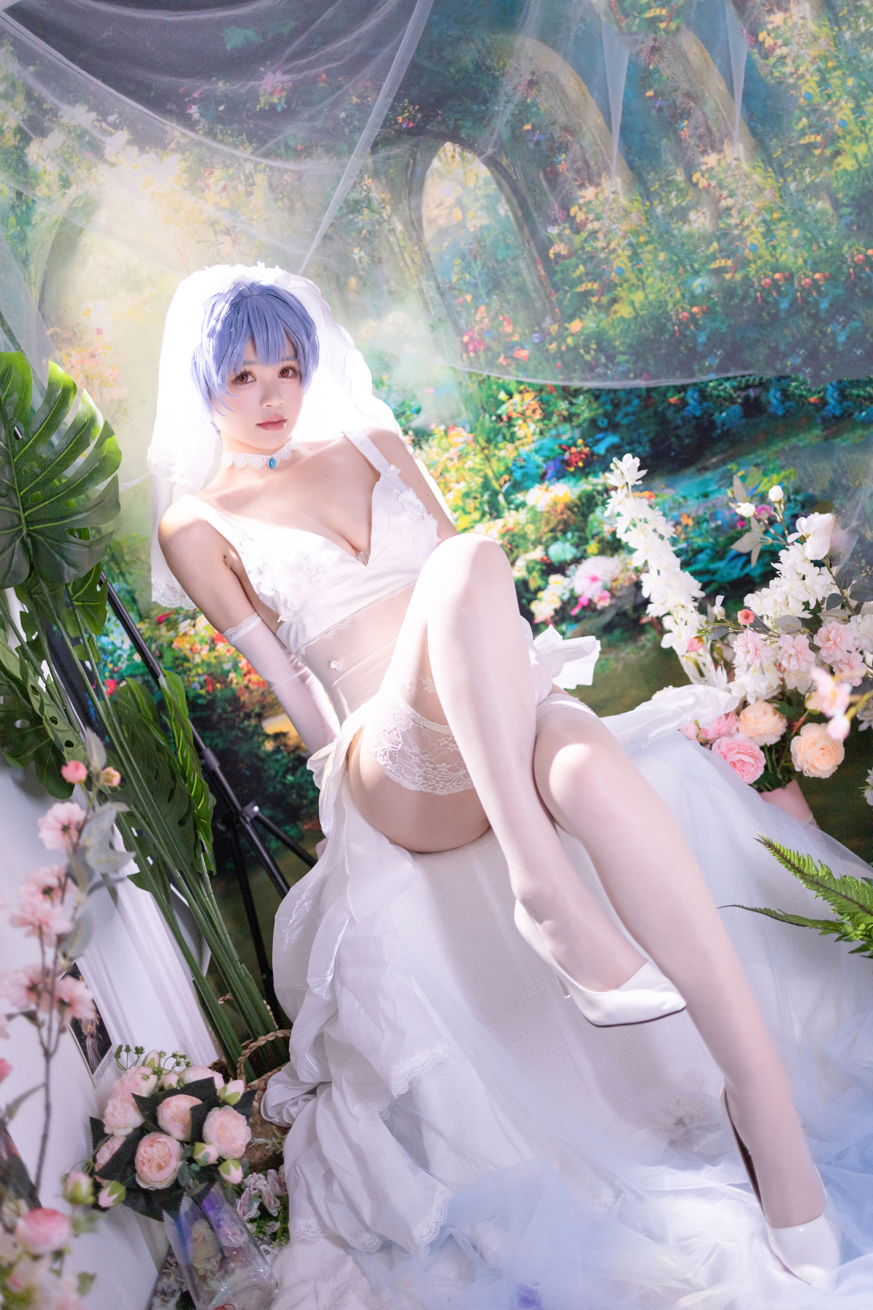 星黛鹿鹿(千反田鹿子) - EVA 绫波丽 花嫁/(52P)