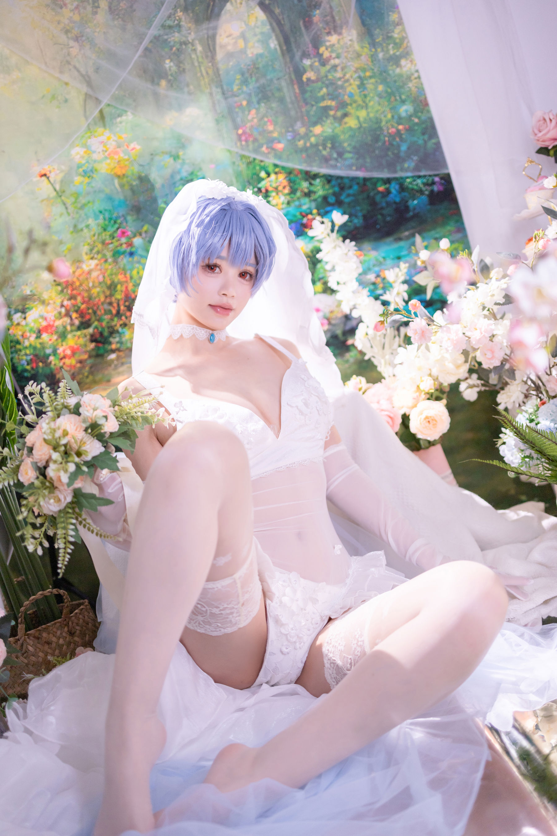 星黛鹿鹿(千反田鹿子) - EVA 绫波丽 花嫁/(52P)