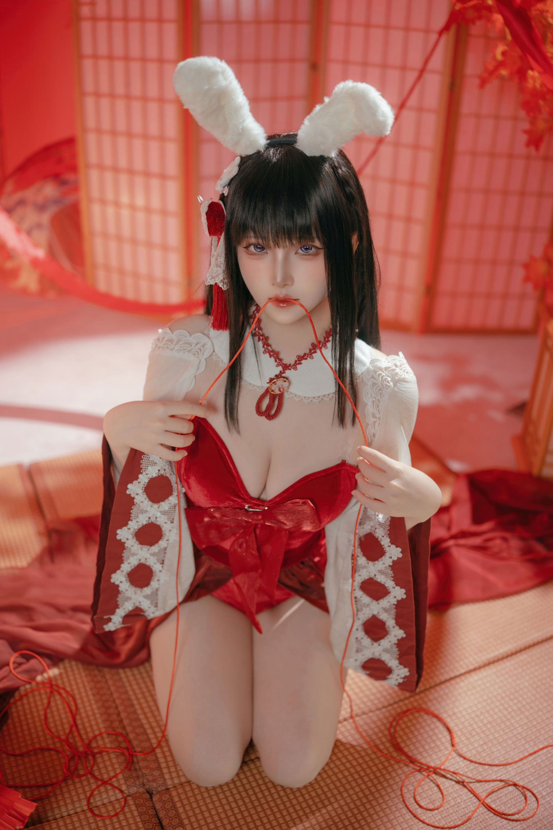 屿鱼 - 碧蓝航线 大山 祈愿的巫女兔/(58P)