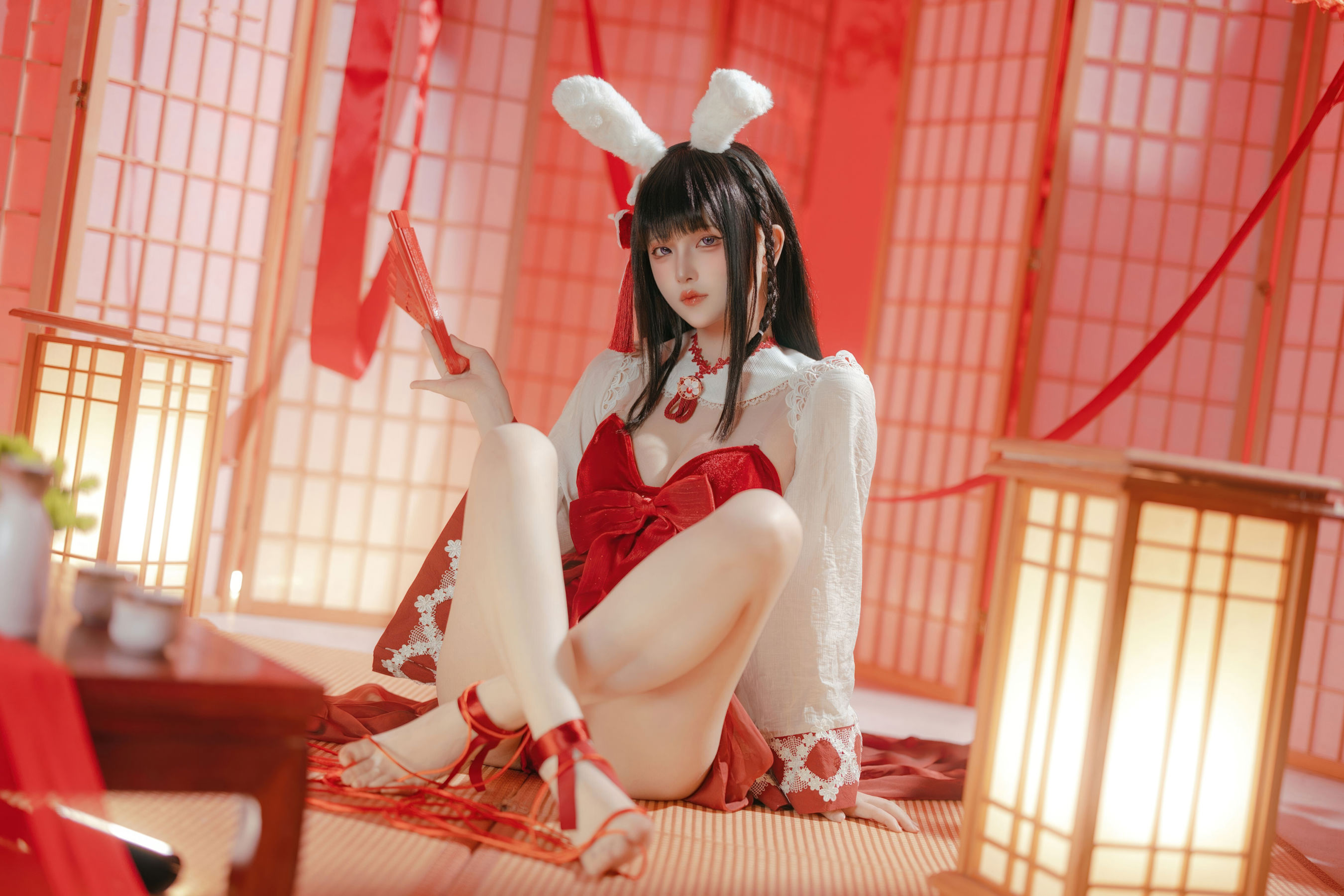 屿鱼 - 碧蓝航线 大山 祈愿的巫女兔/(58P)