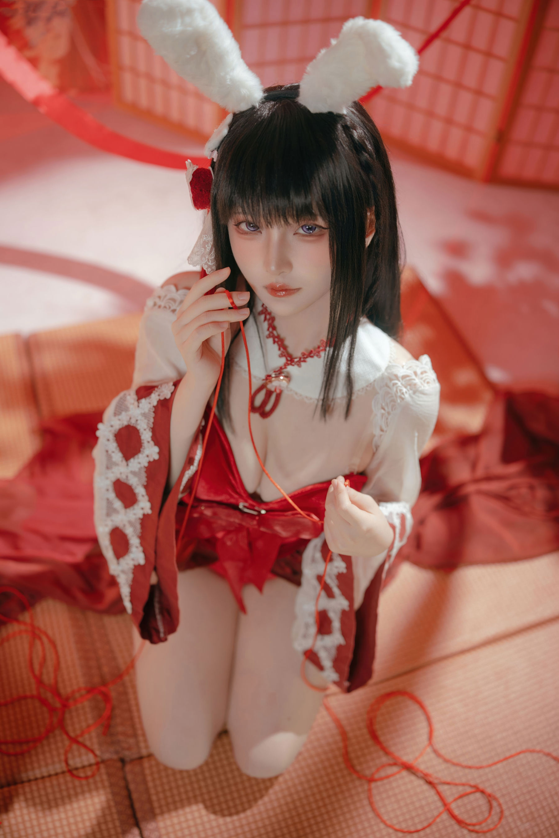 屿鱼 - 碧蓝航线 大山 祈愿的巫女兔/(58P)