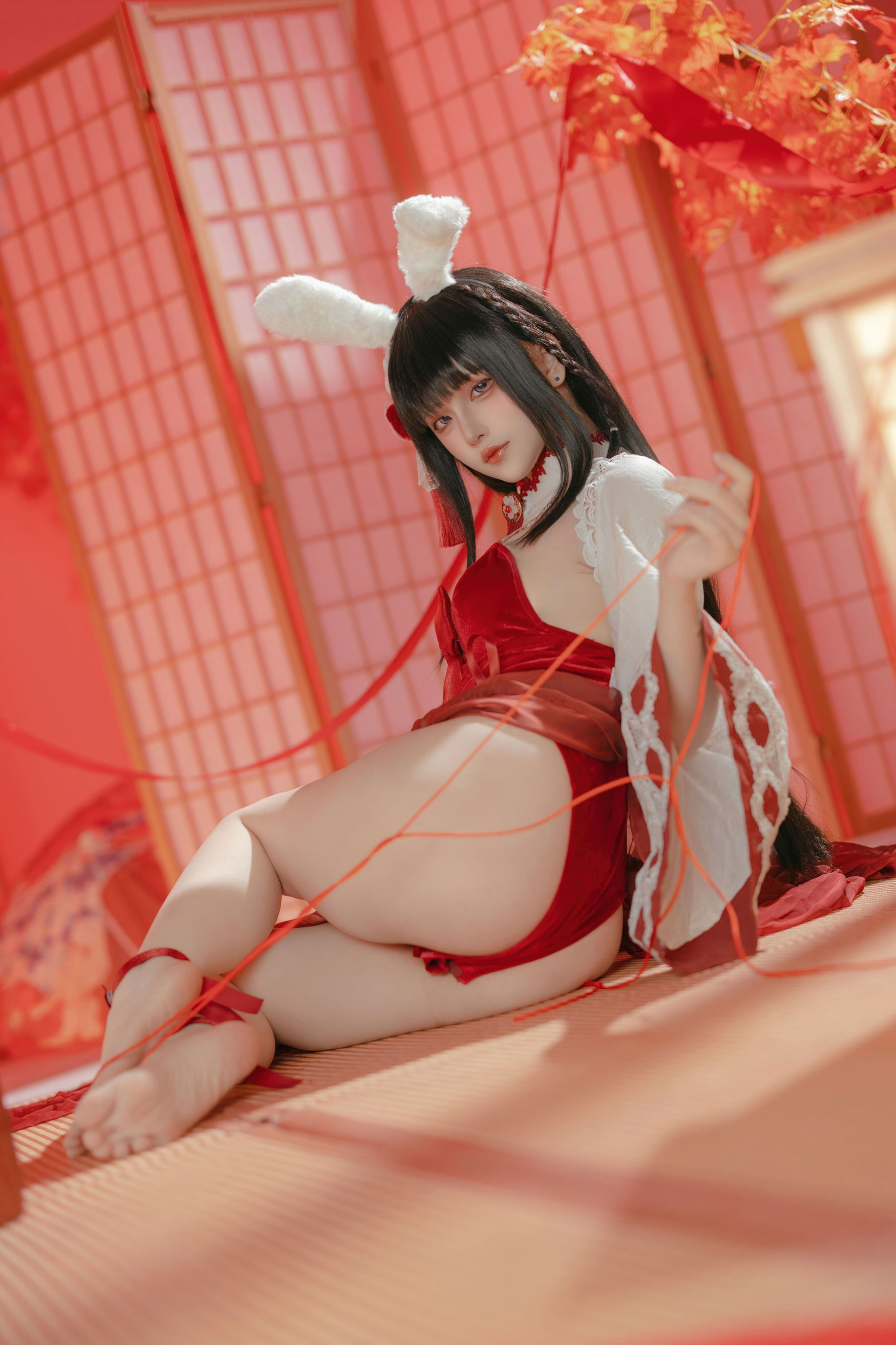 屿鱼 - 碧蓝航线 大山 祈愿的巫女兔/(58P)
