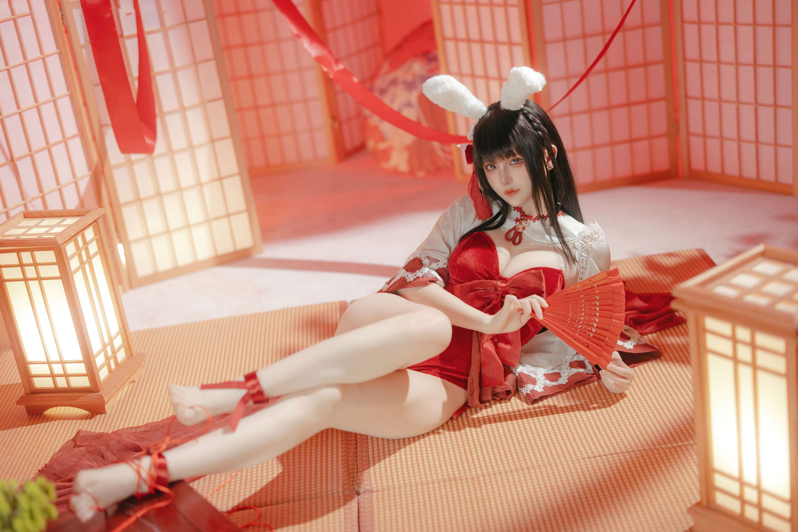 屿鱼 - 碧蓝航线 大山 祈愿的巫女兔/(58P)