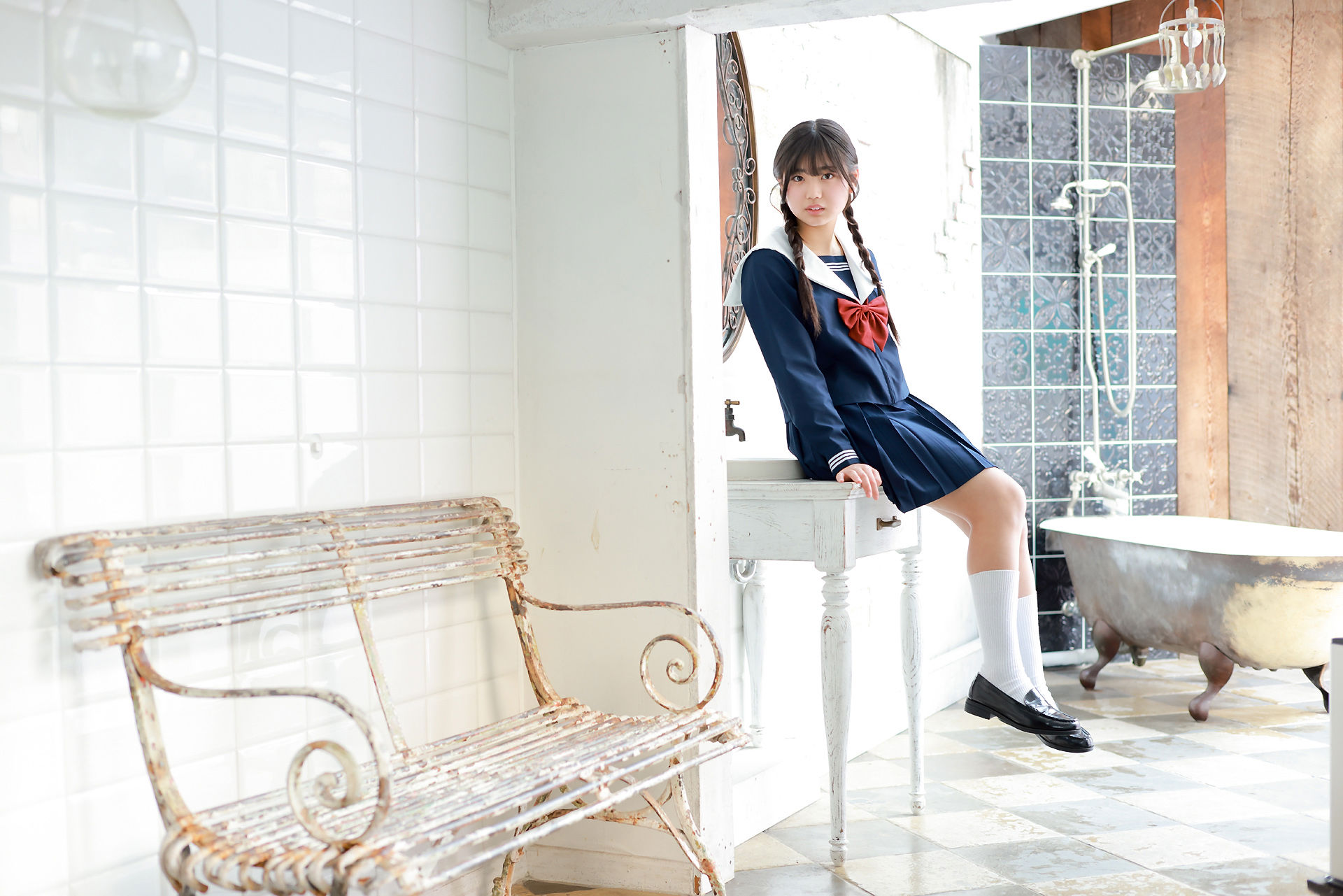 [Minisuka.tv] Haku Fumitsuki 文月珀 - Regular Gallery Set 6.01/(43P)