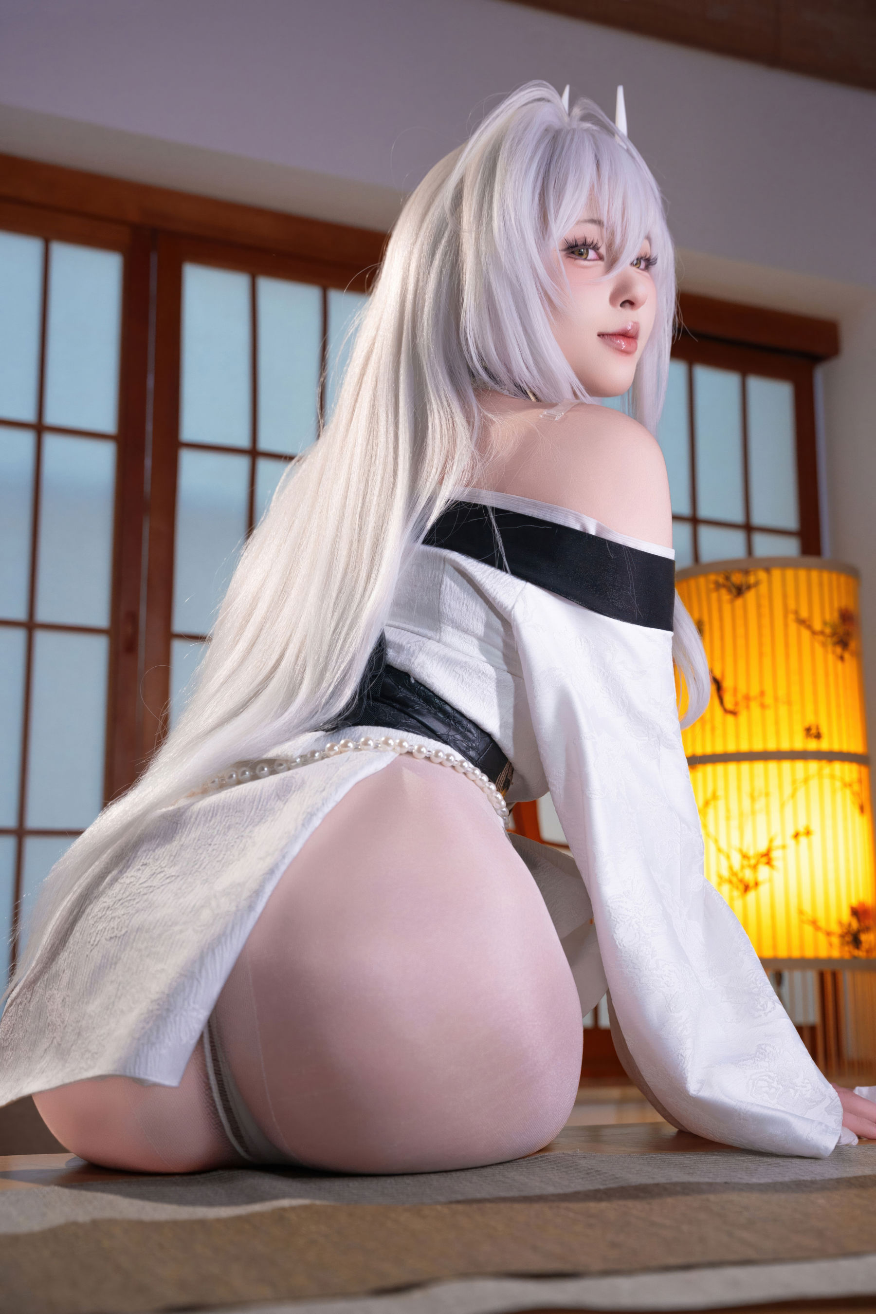 尤物清水由乃 - 碧蓝航线 白凤和服/(76P)