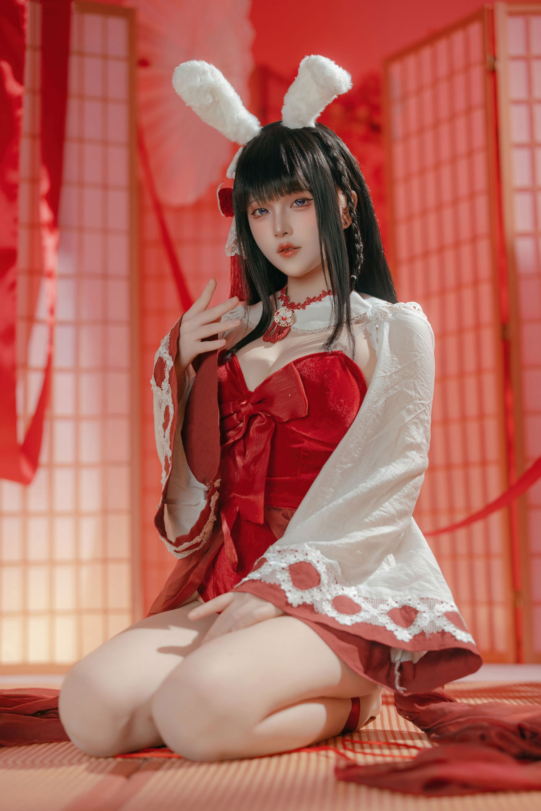 屿鱼 - 碧蓝航线 大山 祈愿的巫女兔/(58P)