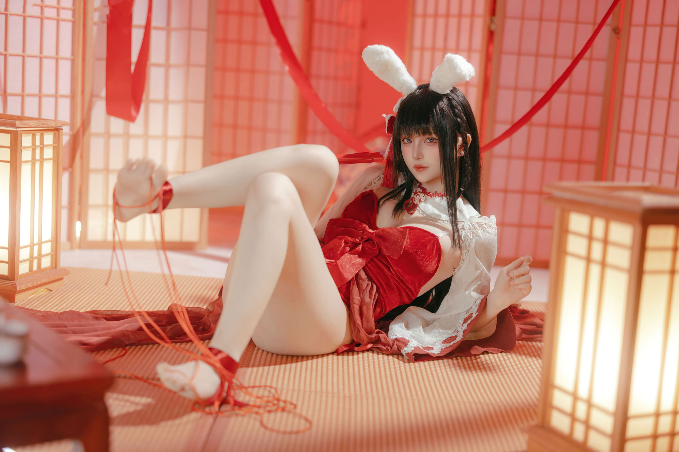 屿鱼 - 碧蓝航线 大山 祈愿的巫女兔/(58P)