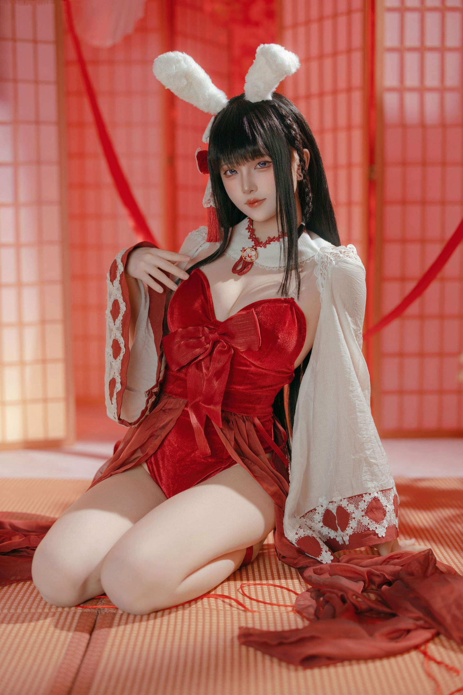 屿鱼 - 碧蓝航线 大山 祈愿的巫女兔/(58P)