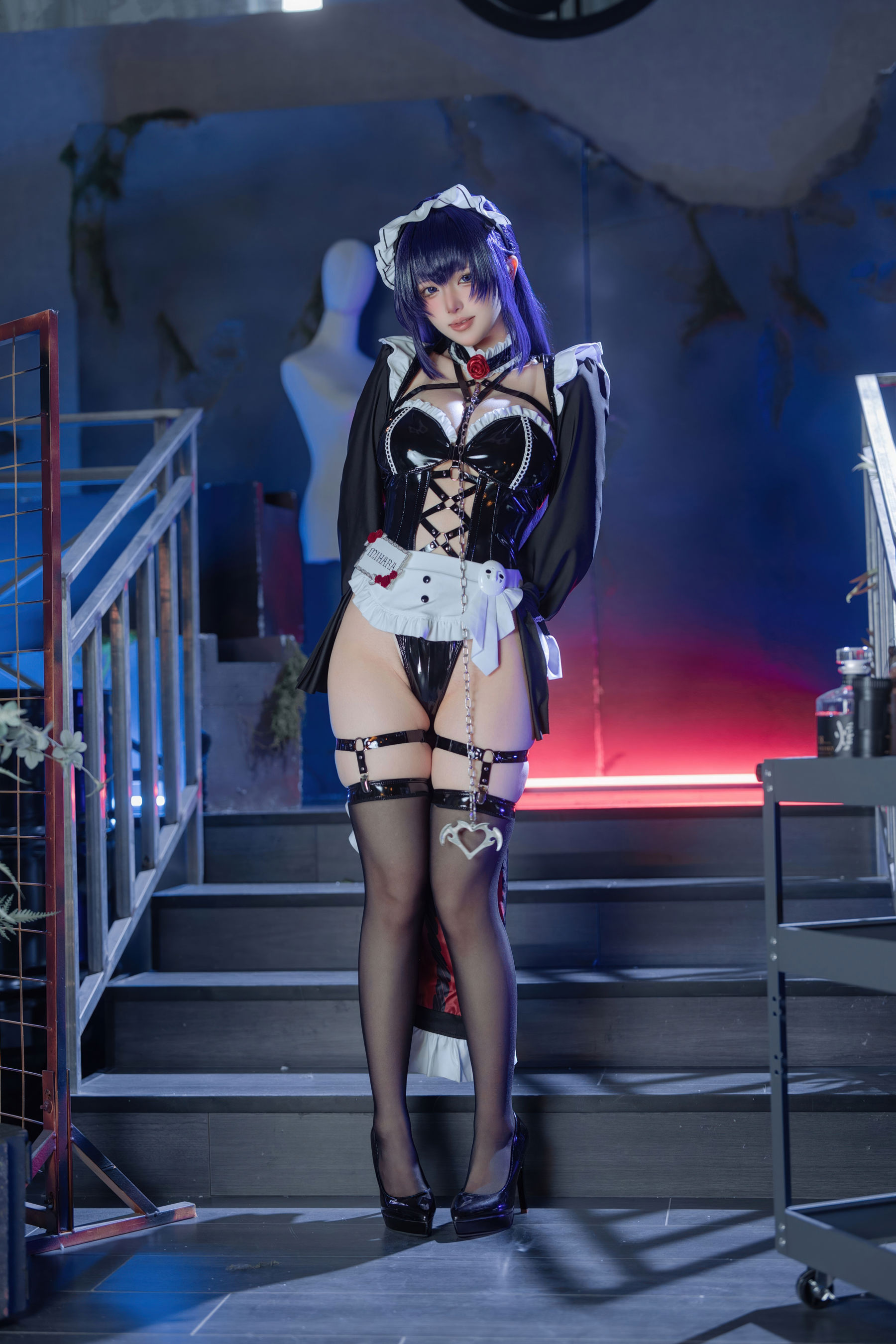屿鱼 - Nikke胜利女神 米哈拉 咖啡女仆/(80P)