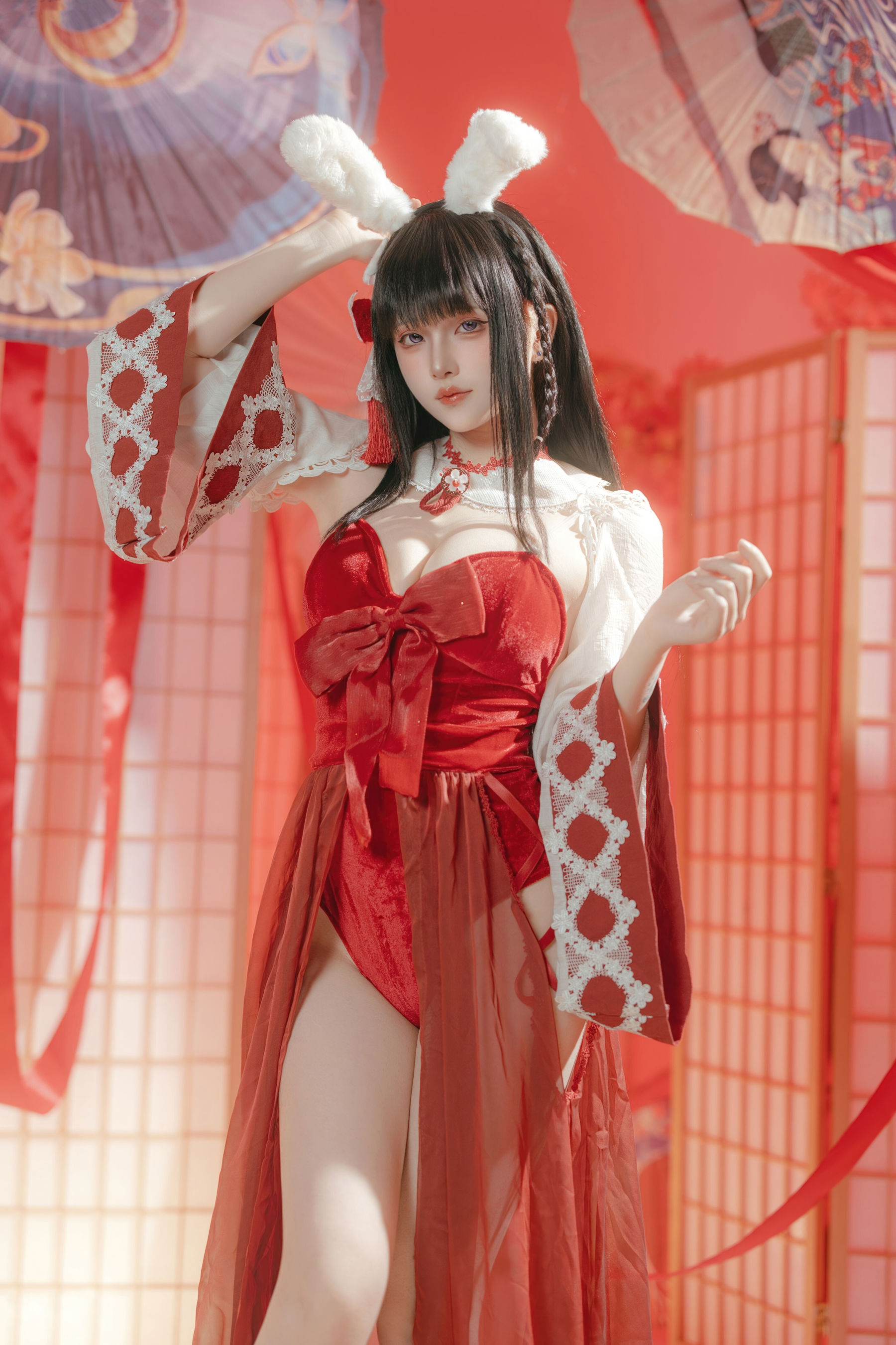 屿鱼 - 碧蓝航线 大山 祈愿的巫女兔/(58P)