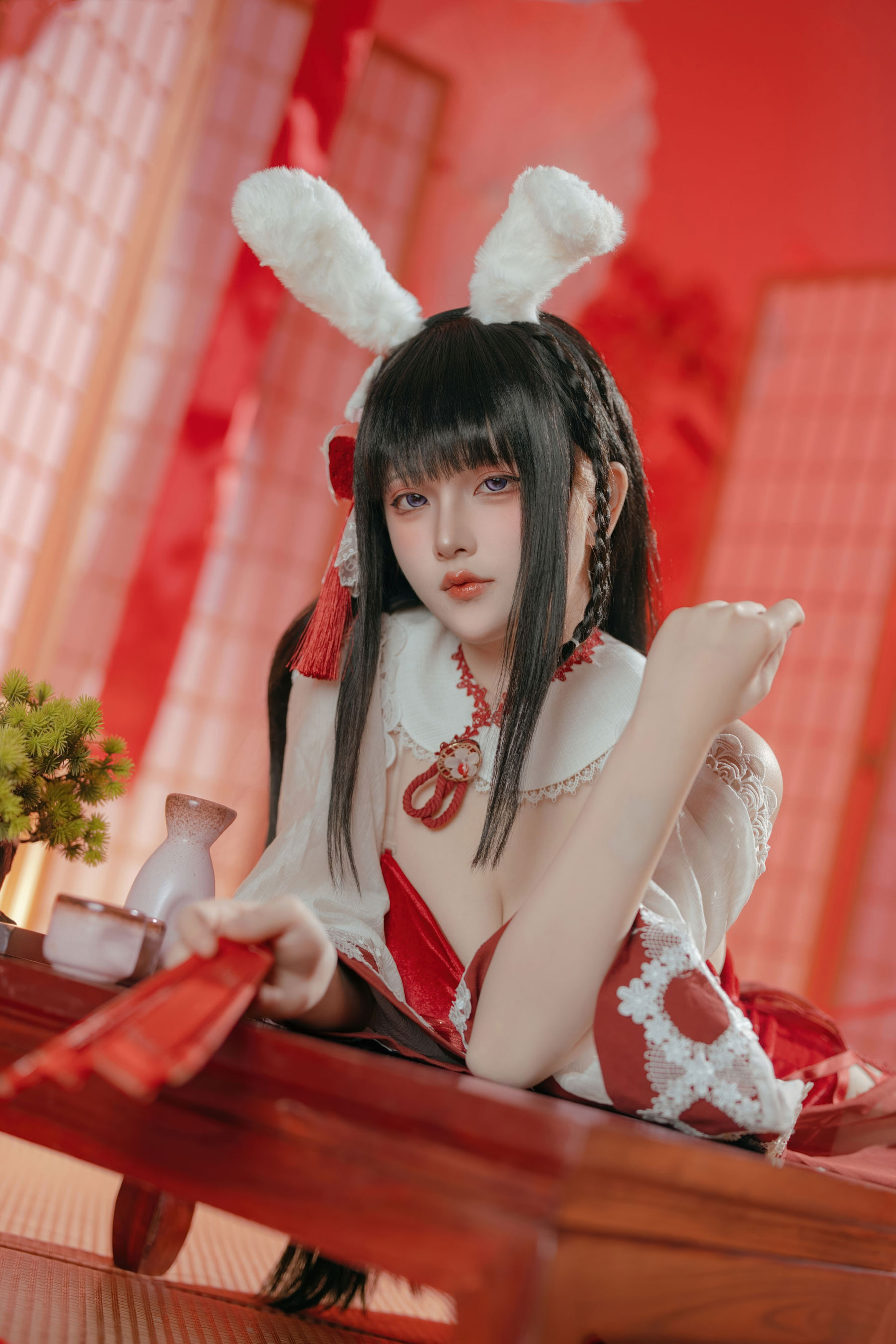 屿鱼 - 碧蓝航线 大山 祈愿的巫女兔/(58P)