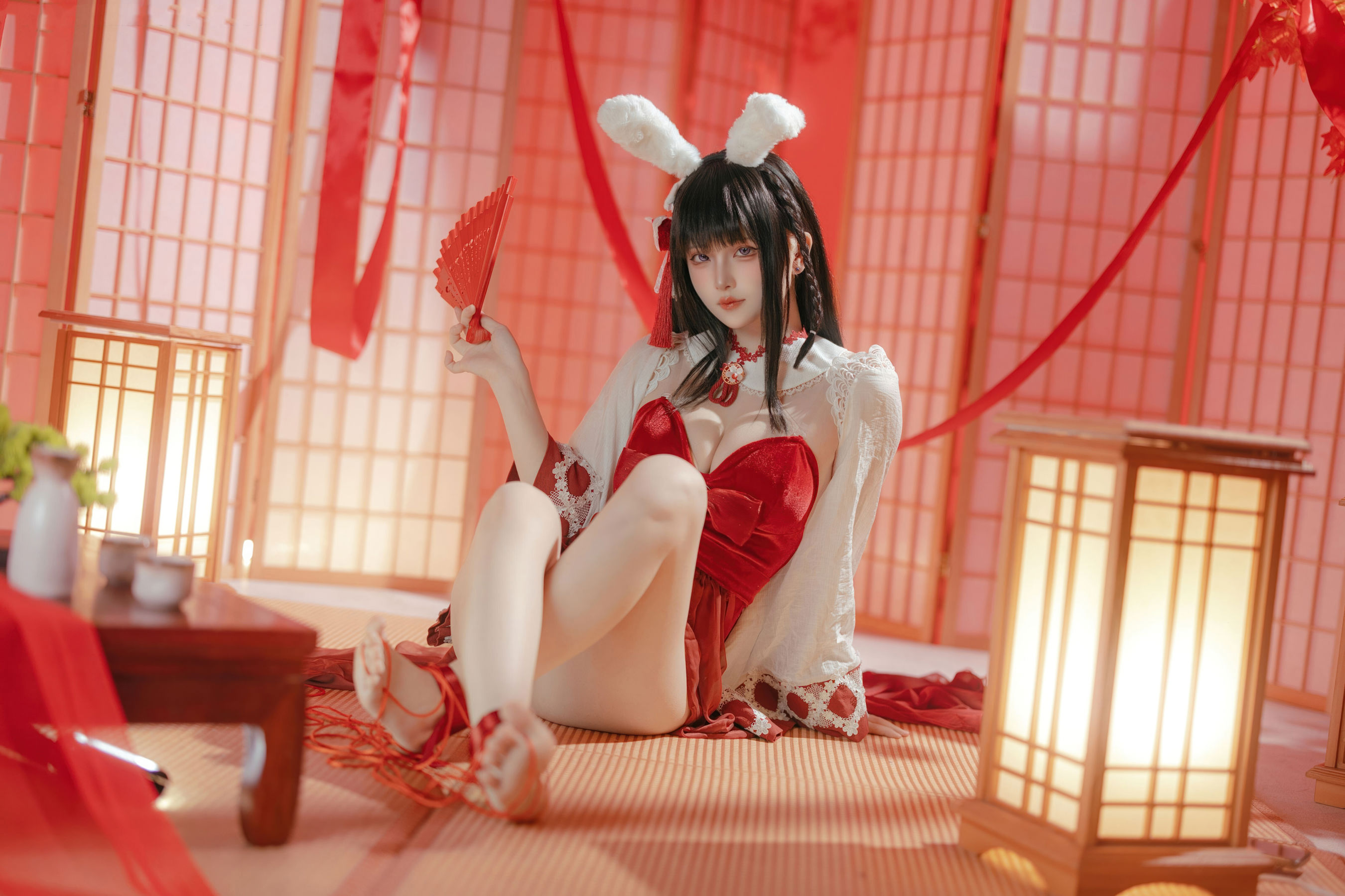 屿鱼 - 碧蓝航线 大山 祈愿的巫女兔/(58P)