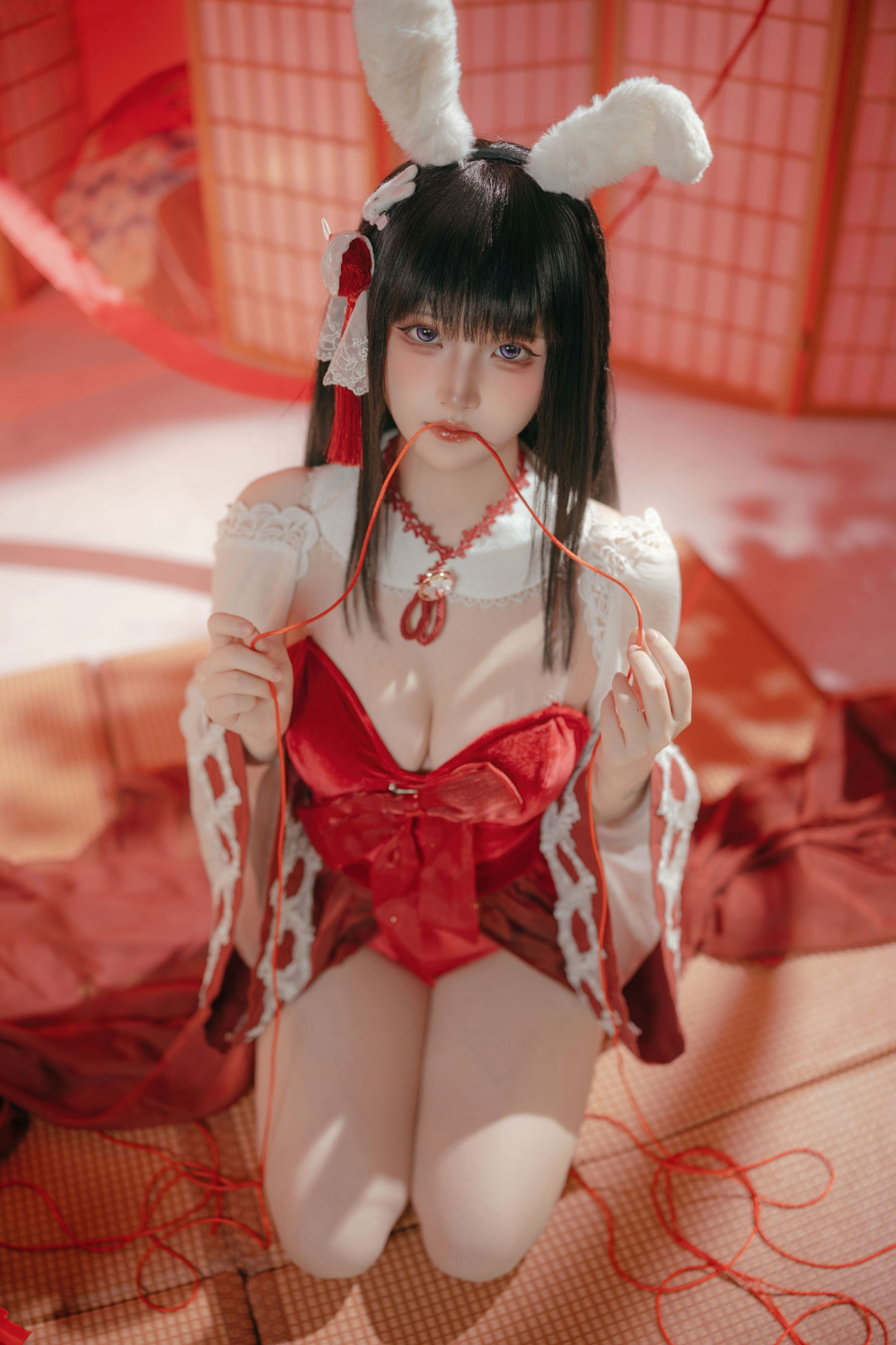 屿鱼 - 碧蓝航线 大山 祈愿的巫女兔/(58P)