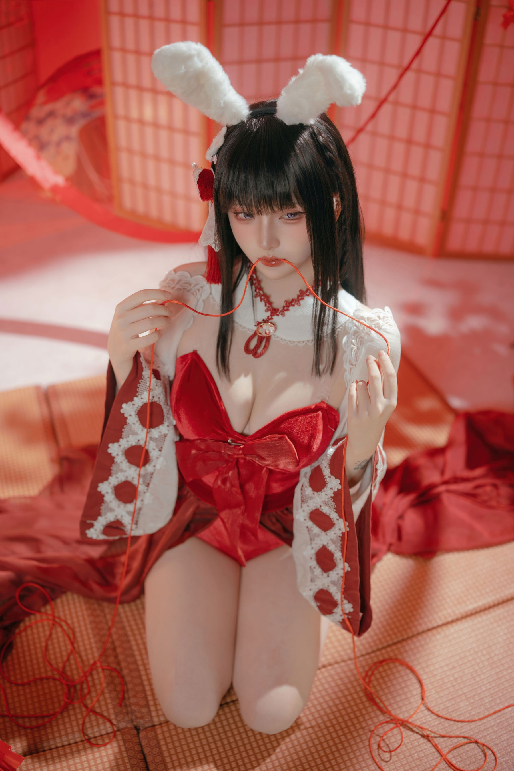 屿鱼 - 碧蓝航线 大山 祈愿的巫女兔/(58P)