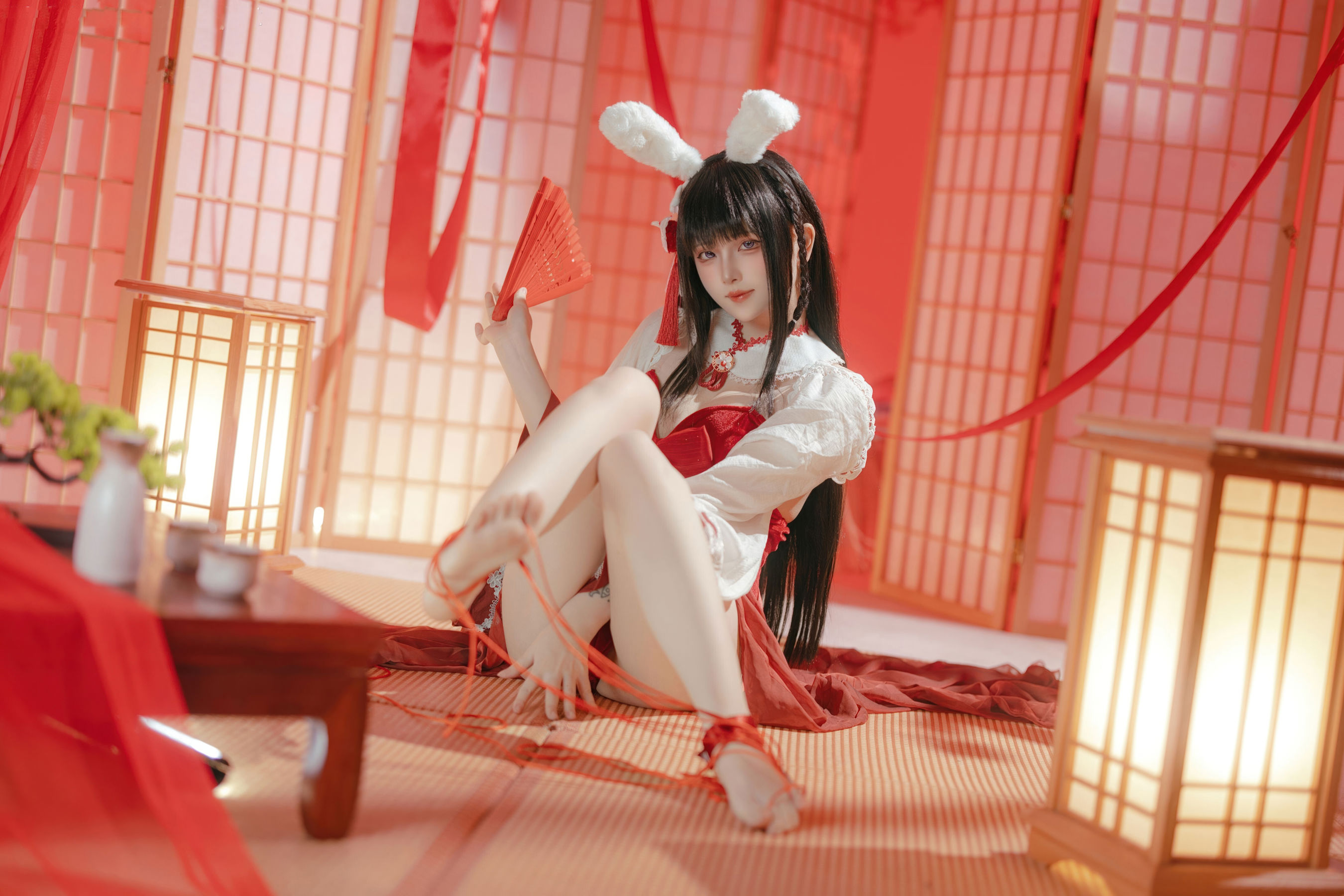 屿鱼 - 碧蓝航线 大山 祈愿的巫女兔/(58P)