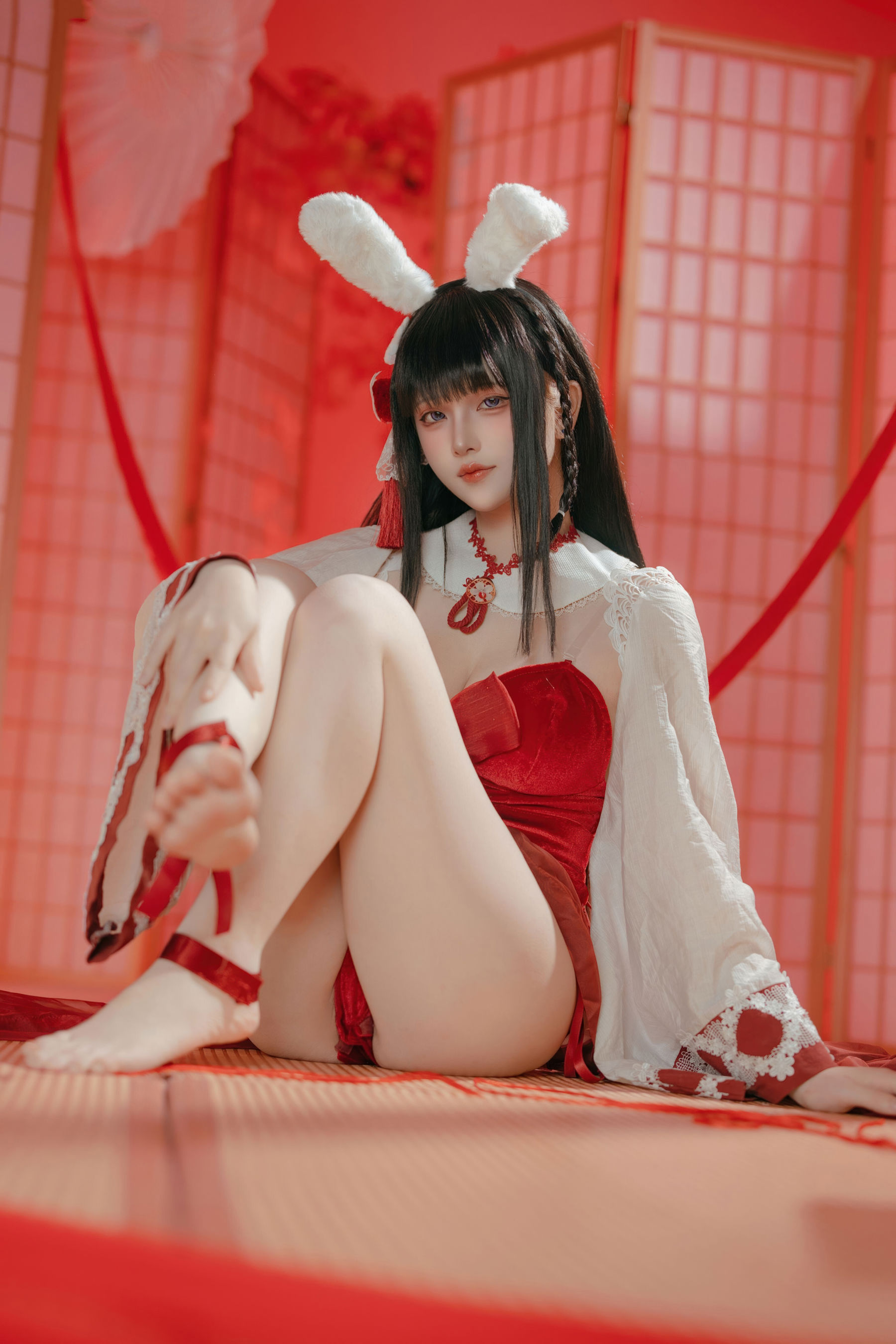 屿鱼 - 碧蓝航线 大山 祈愿的巫女兔/(58P)