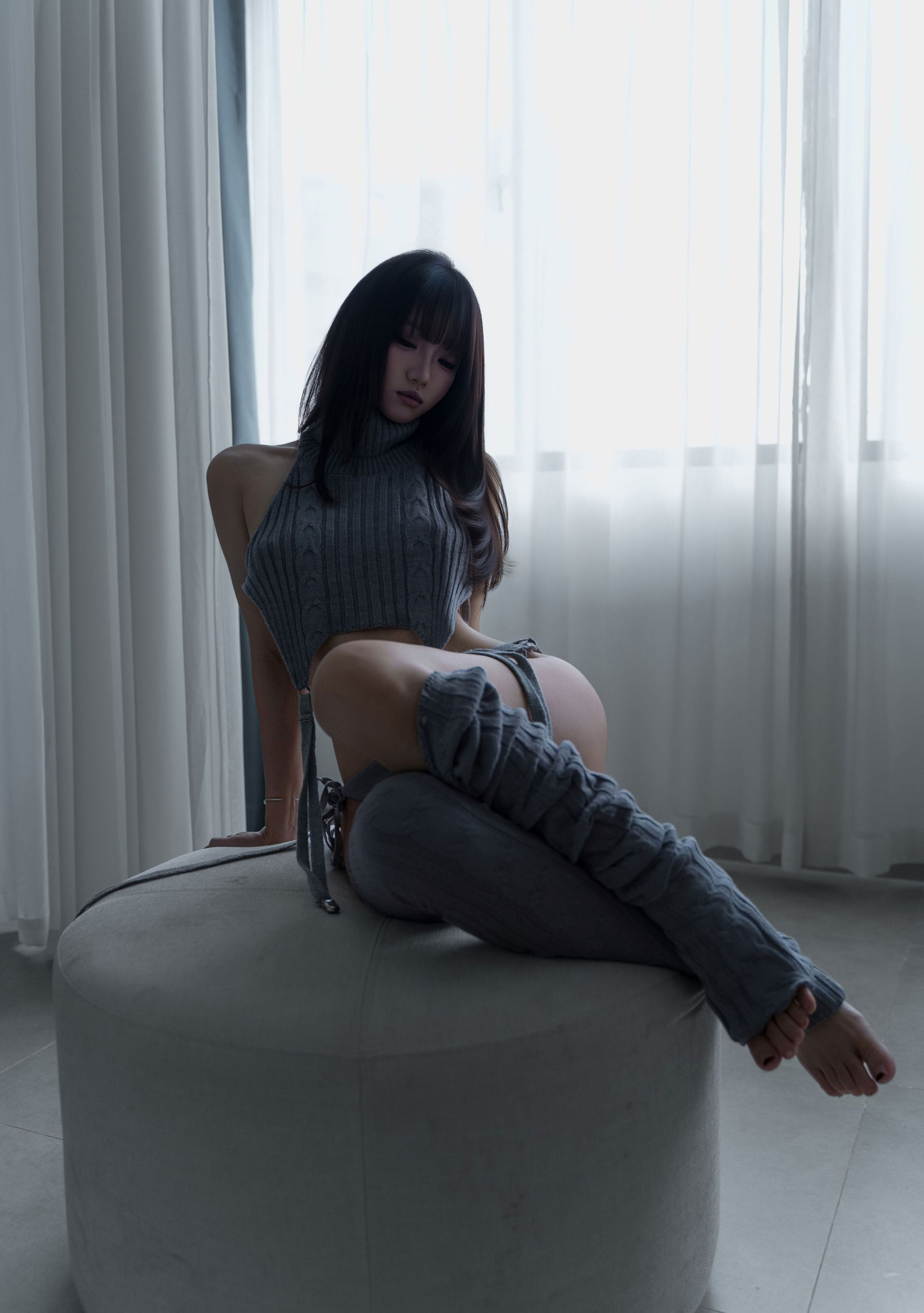 动漫博主 柒柒要乖哦 - 居家毛衣/(112P)