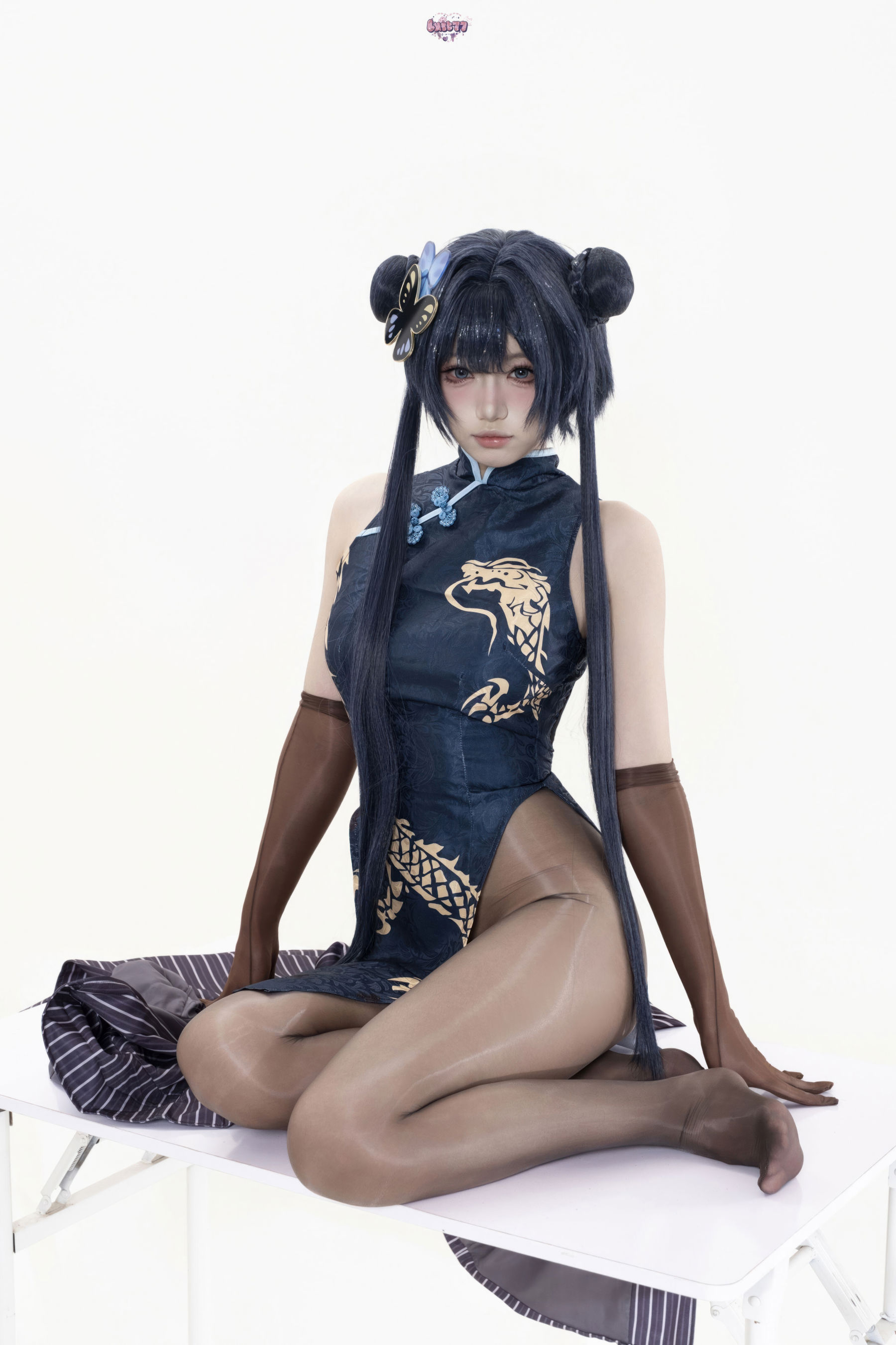 动漫博主 柒柒要乖哦 - 蔚蓝档案 妃咲 原皮/(97P)